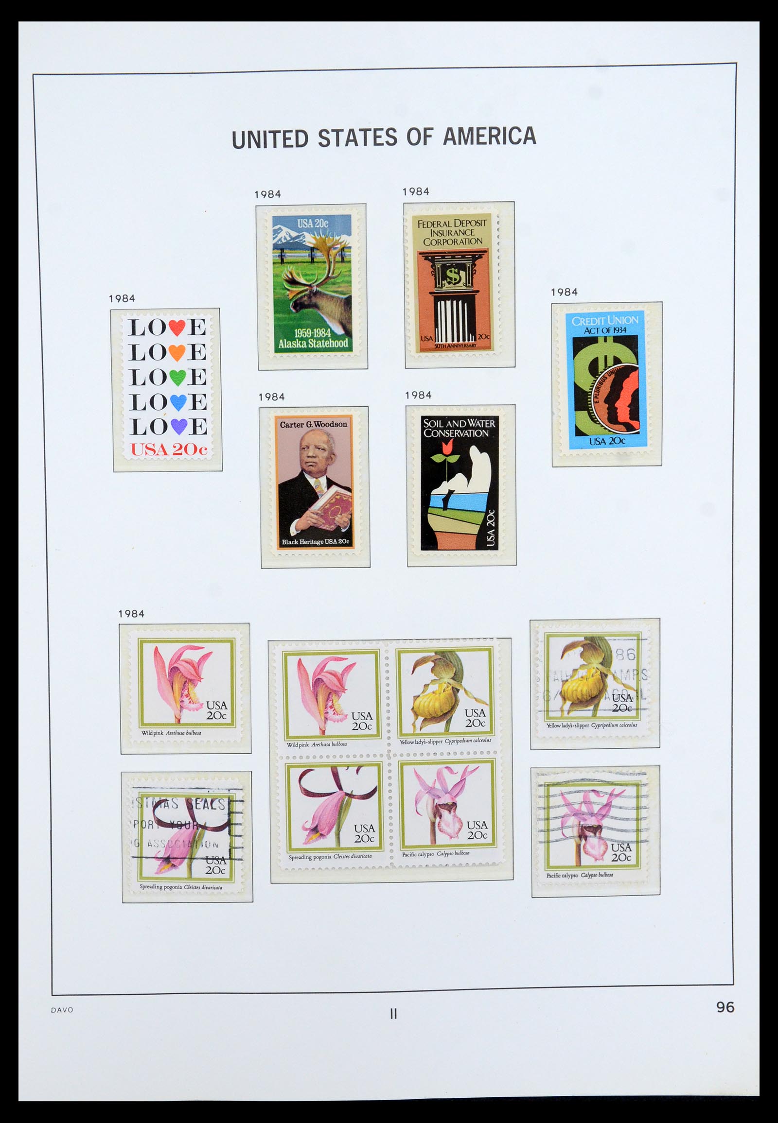 35732 058 - Stamp Collection 35732 USA 1970-2001.