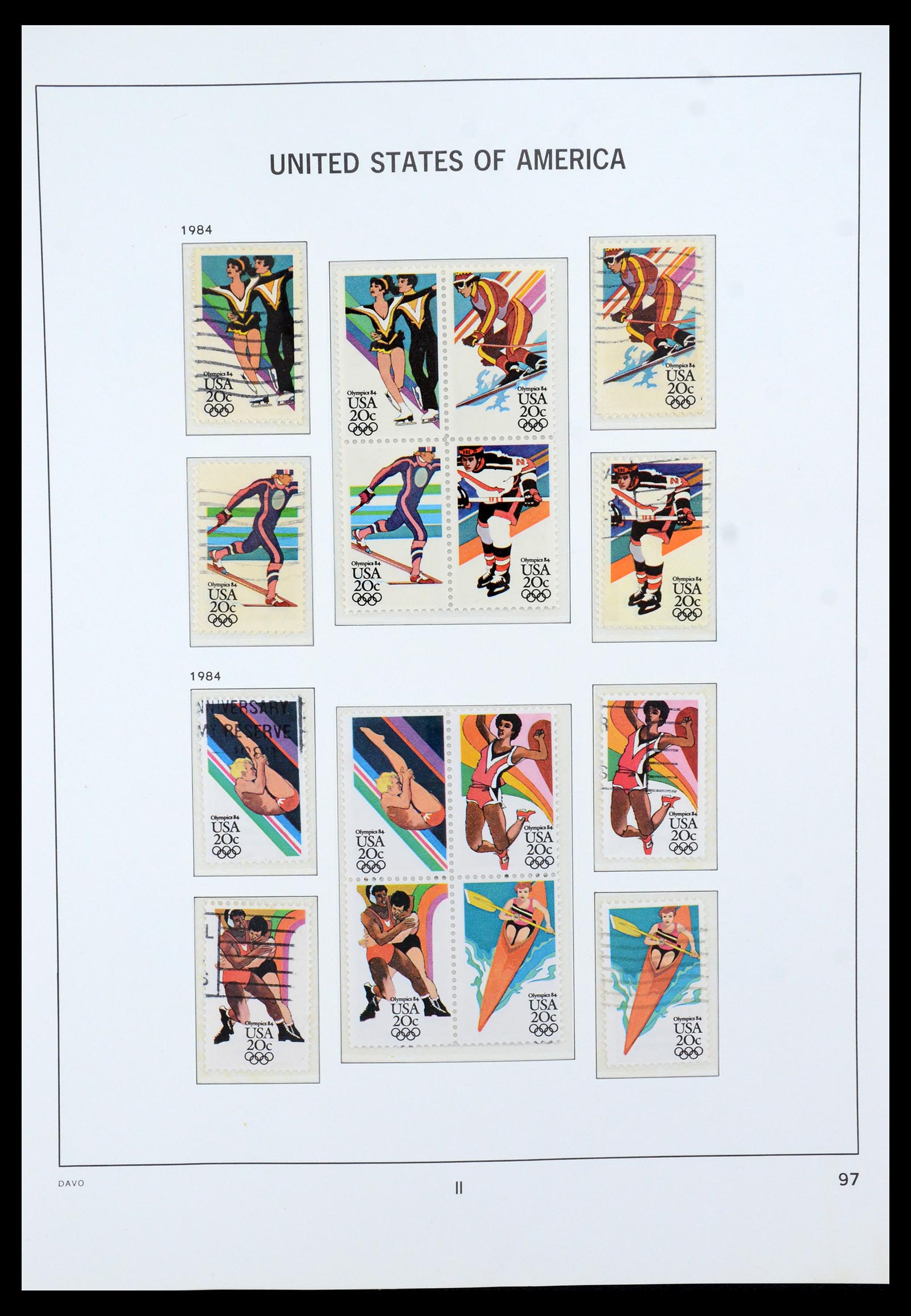 35732 059 - Stamp Collection 35732 USA 1970-2001.