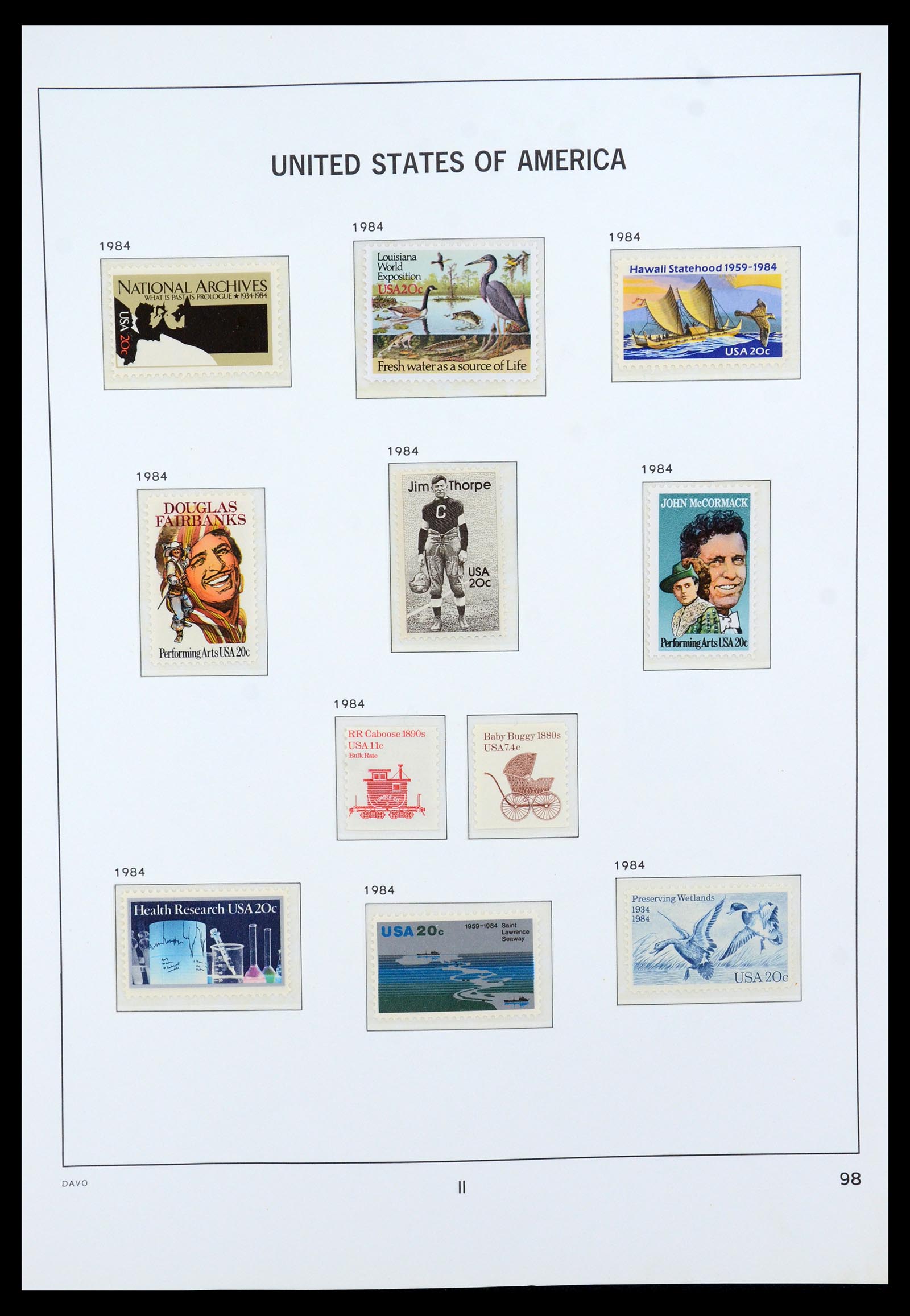 35732 060 - Stamp Collection 35732 USA 1970-2001.