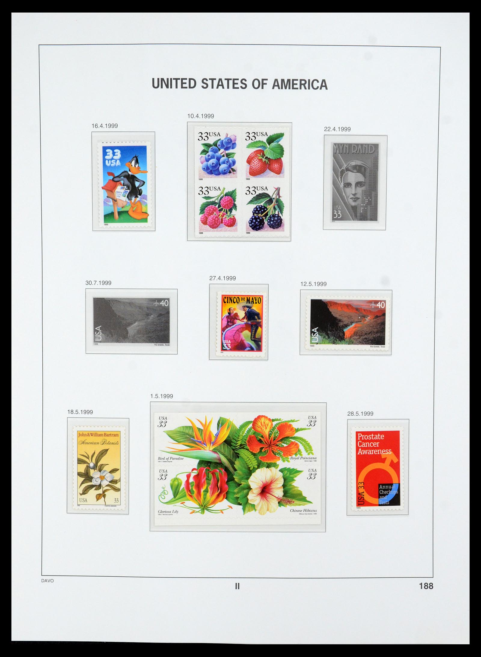 35732 189 - Stamp Collection 35732 USA 1970-2001.