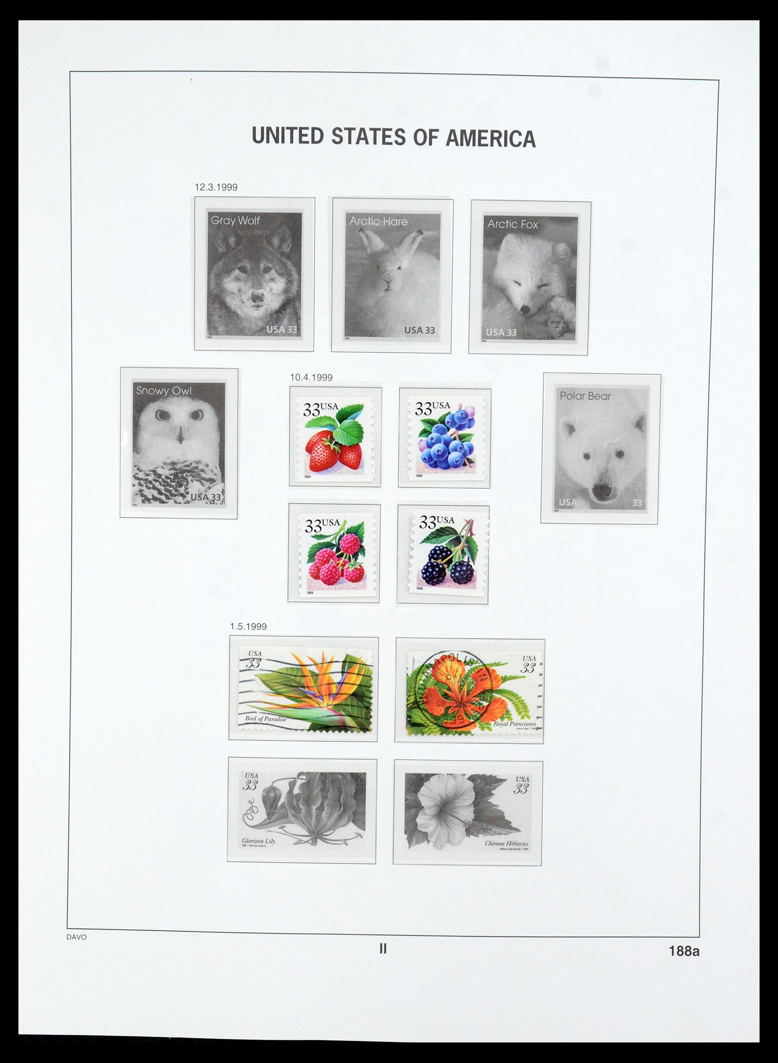 35732 190 - Stamp Collection 35732 USA 1970-2001.