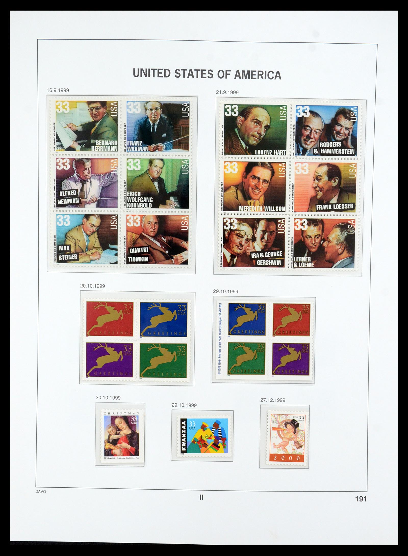 35732 193 - Stamp Collection 35732 USA 1970-2001.