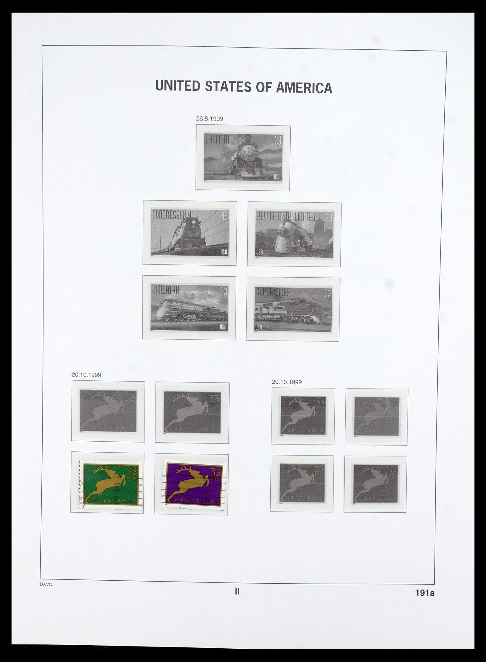 35732 194 - Stamp Collection 35732 USA 1970-2001.