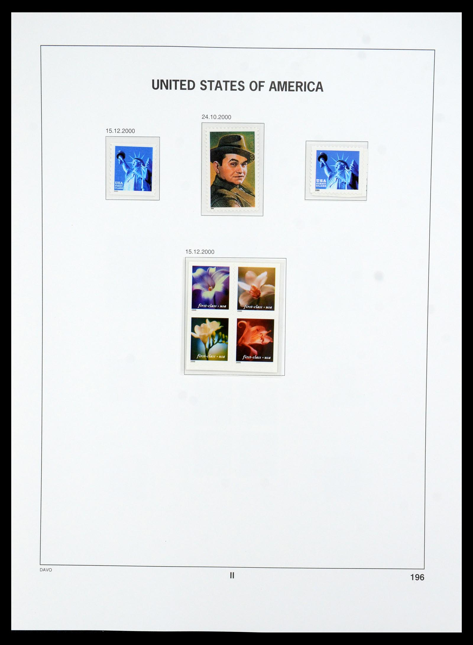 35732 199 - Stamp Collection 35732 USA 1970-2001.