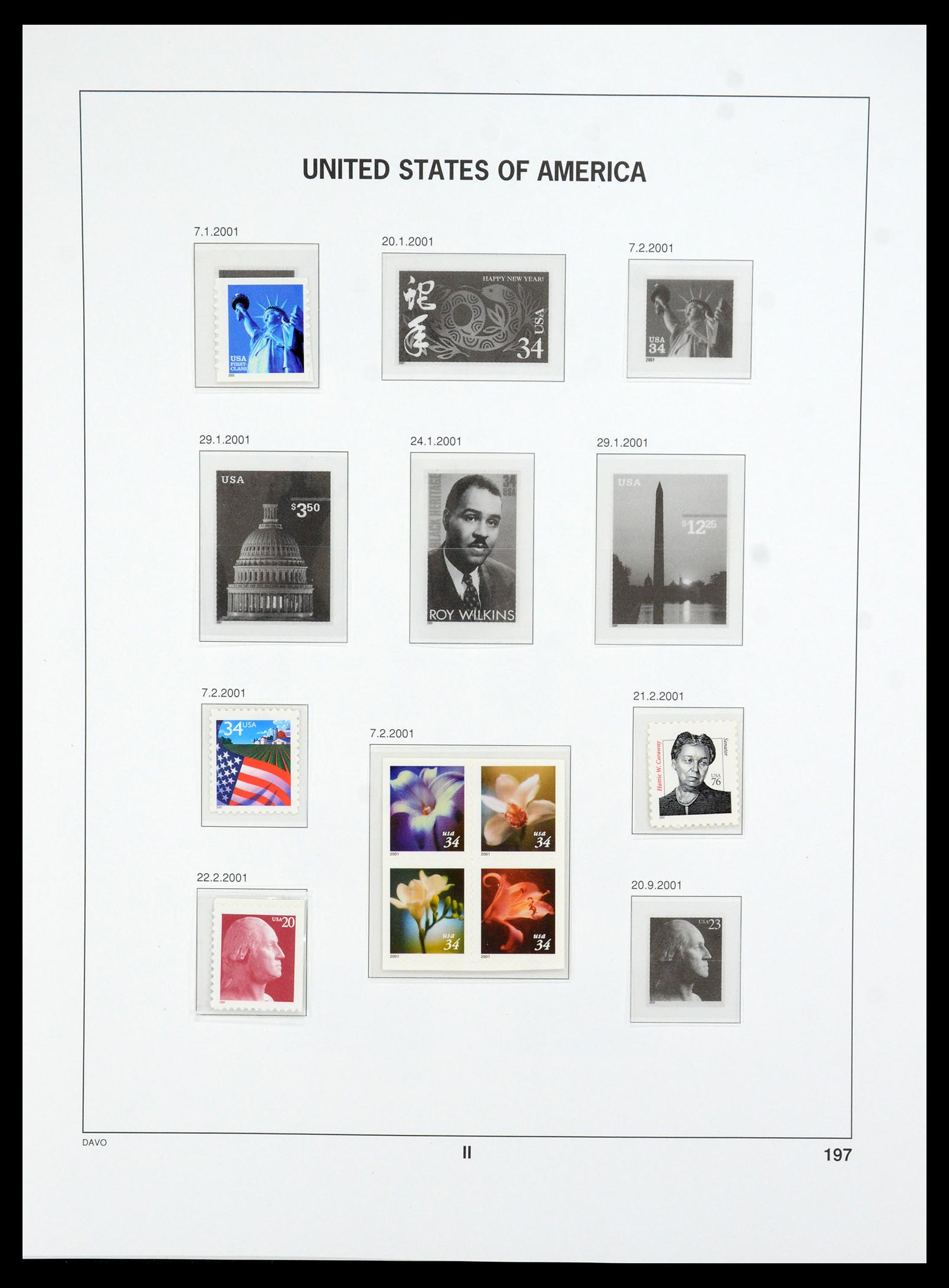 35732 200 - Stamp Collection 35732 USA 1970-2001.