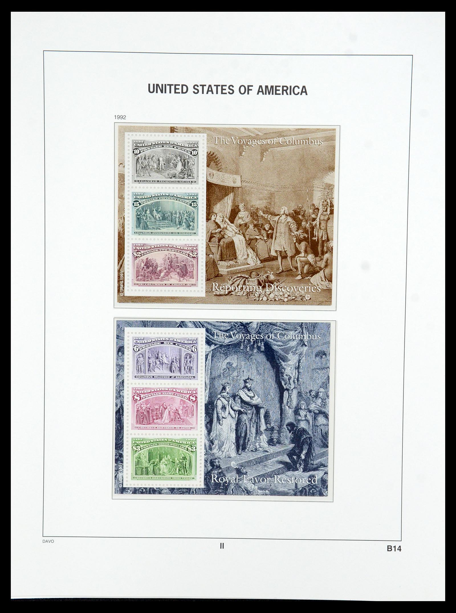 35732 218 - Stamp Collection 35732 USA 1970-2001.