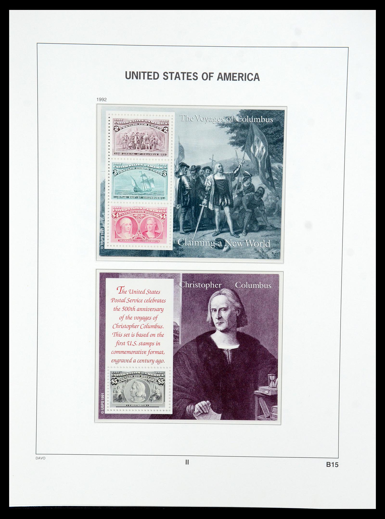 35732 219 - Stamp Collection 35732 USA 1970-2001.