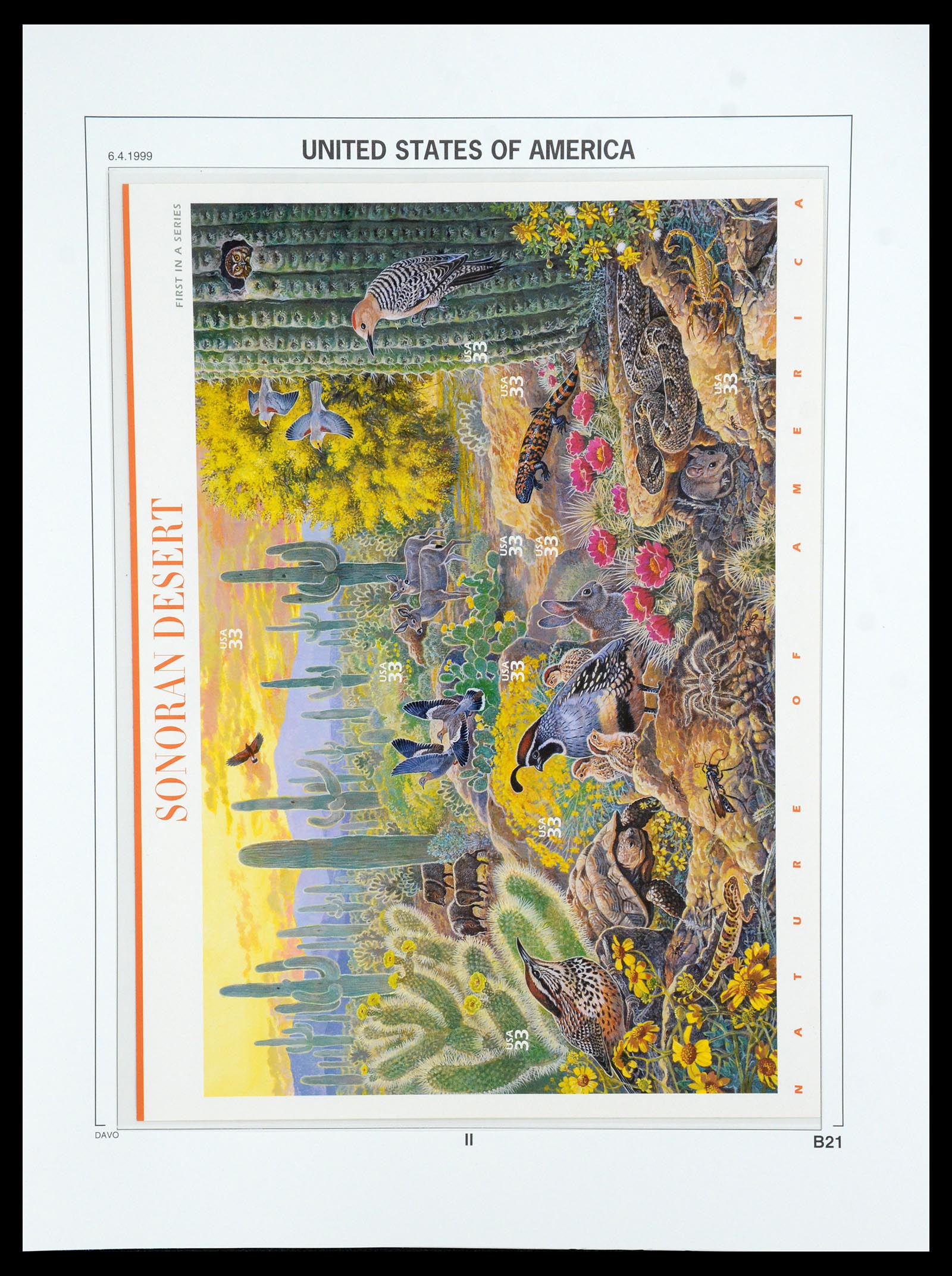35732 226 - Postzegelverzameling 35732 USA 1970-2001.