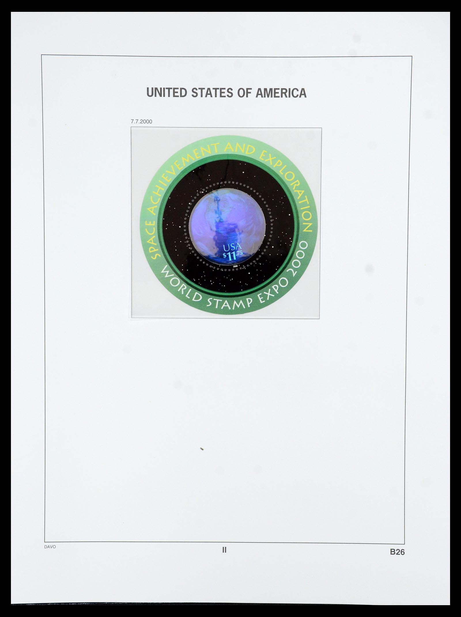 35732 231 - Postzegelverzameling 35732 USA 1970-2001.