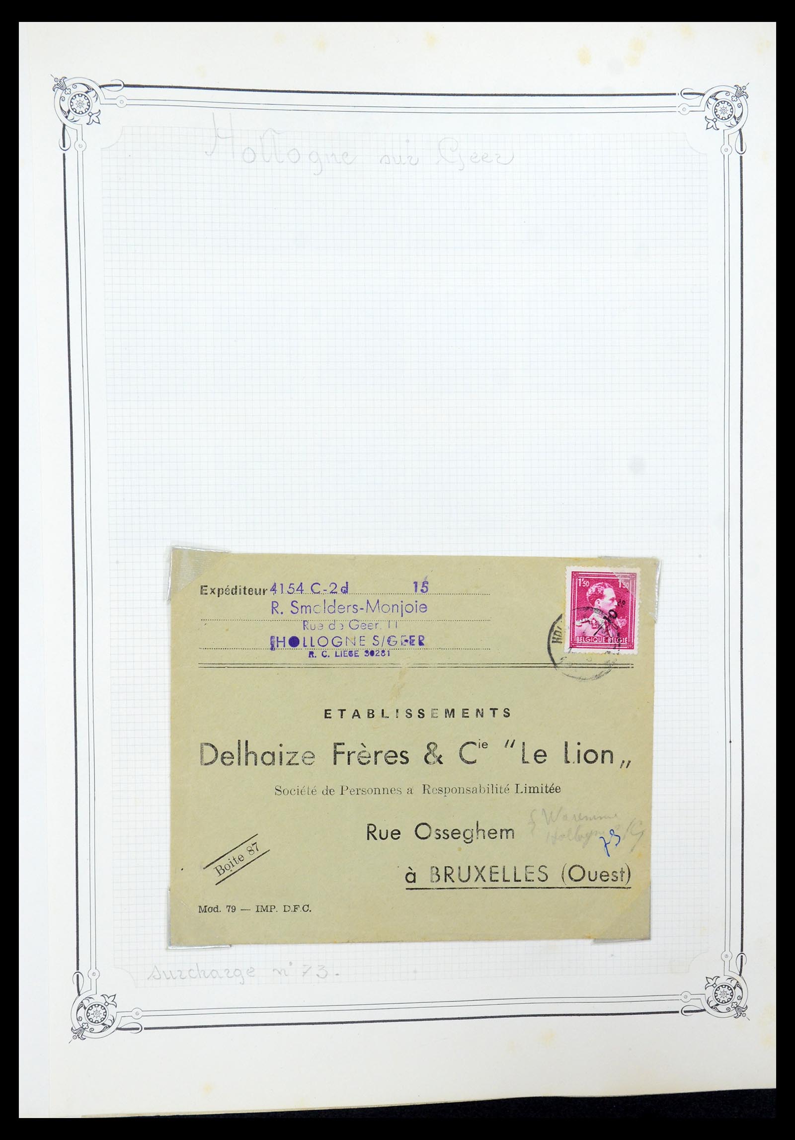 35733 023 - Stamp Collection 35733 Belgium 1946 -10% overprints.