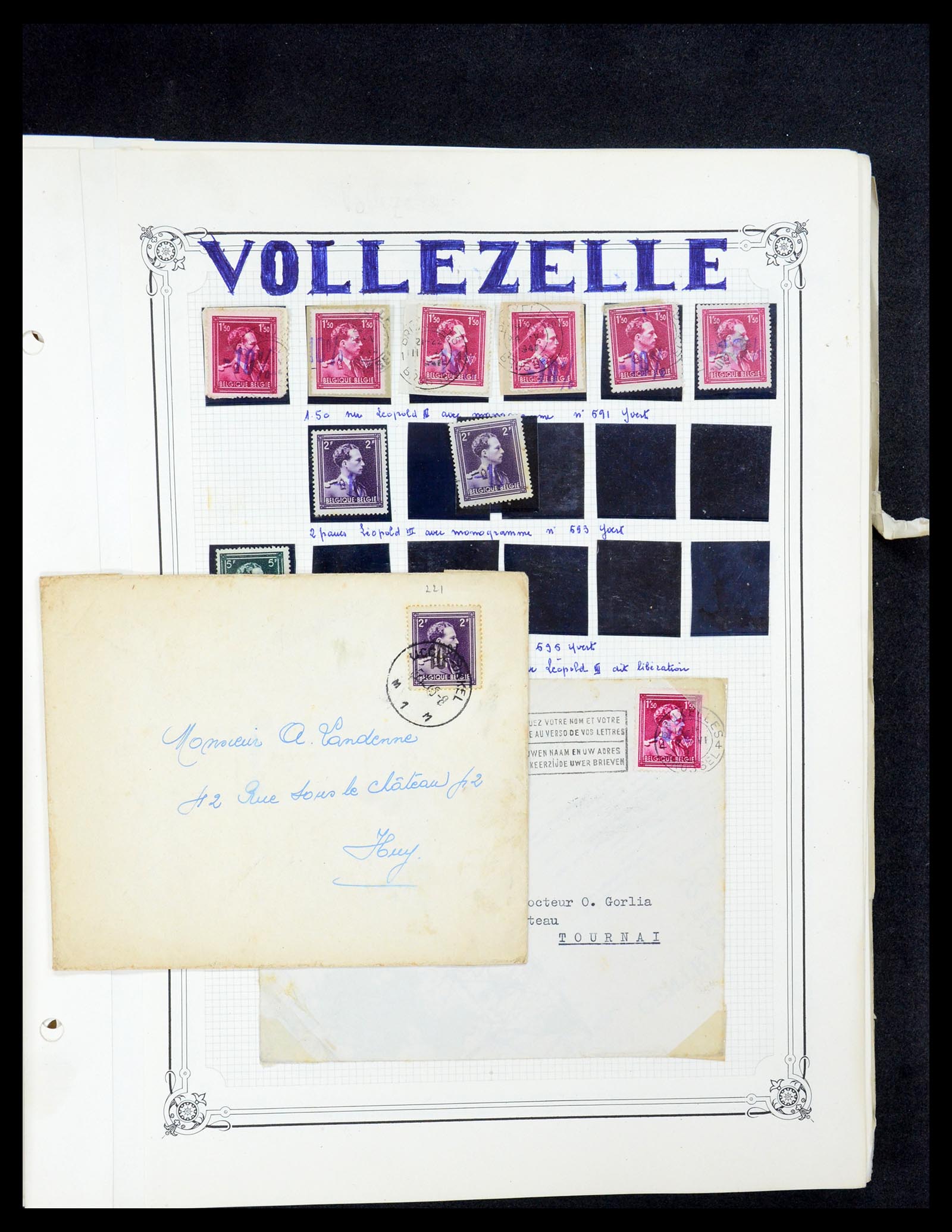 35733 065 - Stamp Collection 35733 Belgium 1946 -10% overprints.