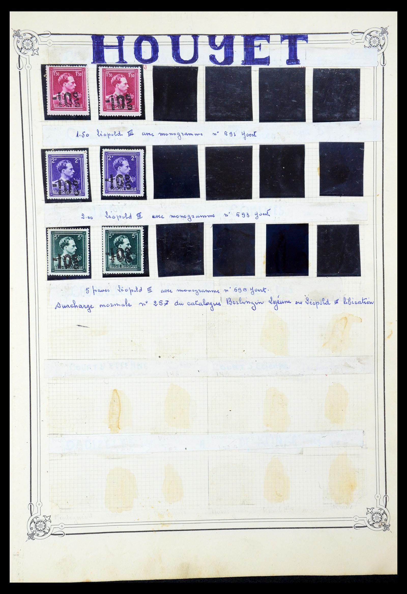 35733 069 - Stamp Collection 35733 Belgium 1946 -10% overprints.