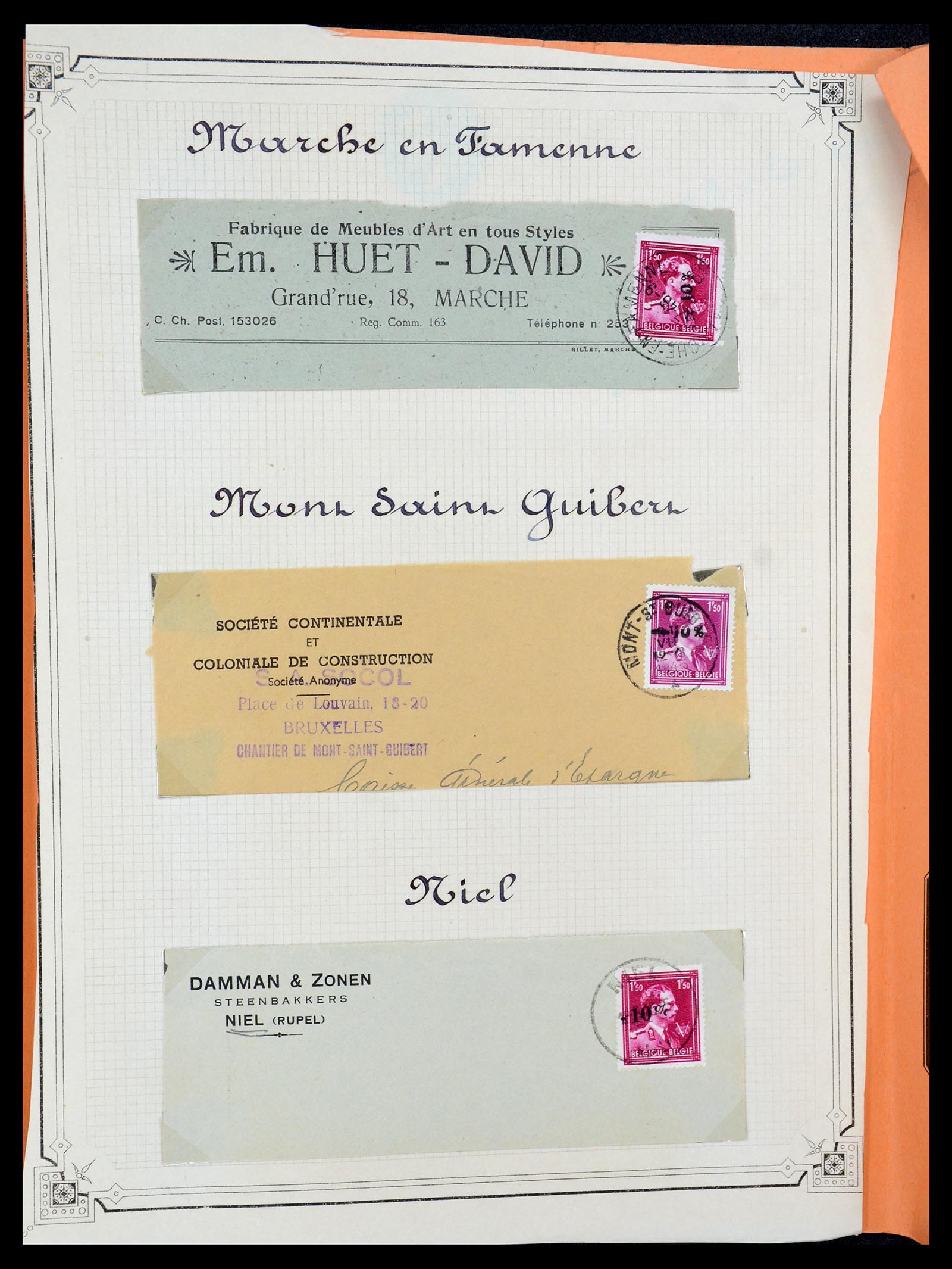 35733 183 - Stamp Collection 35733 Belgium 1946 -10% overprints.