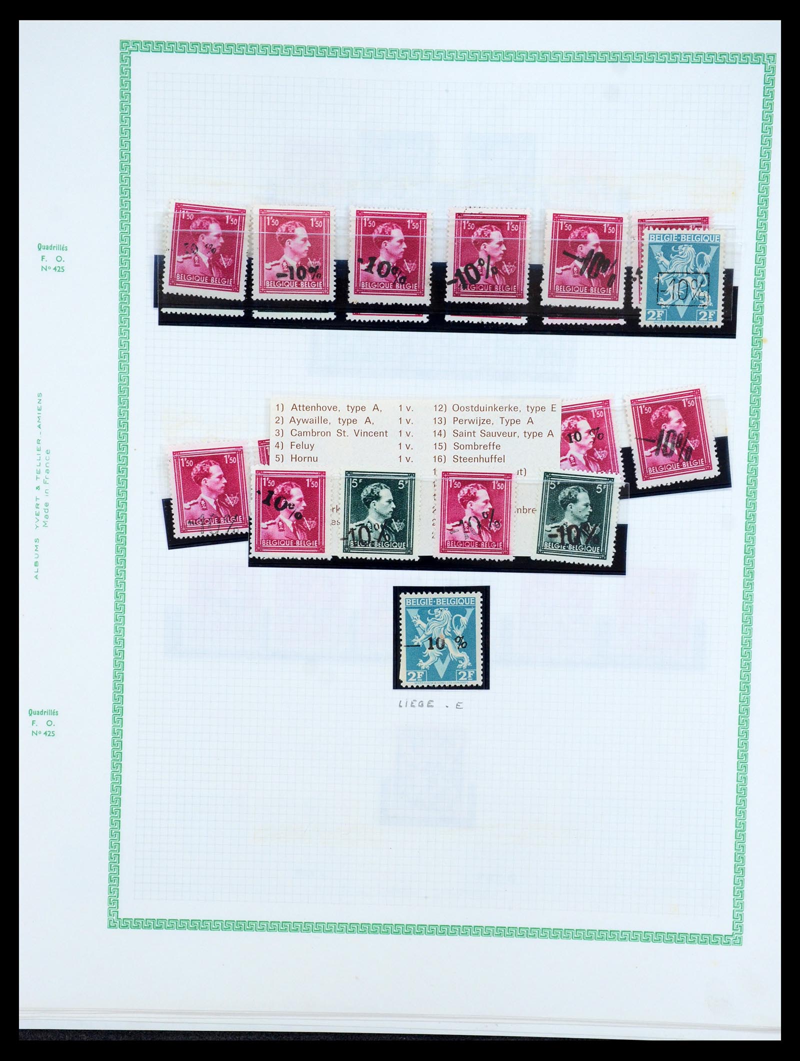 35733 187 - Stamp Collection 35733 Belgium 1946 -10% overprints.