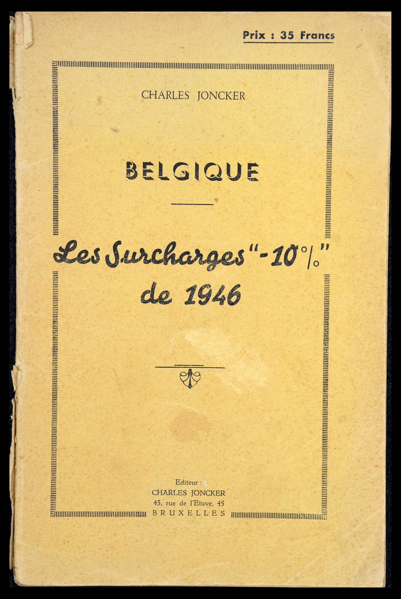 35733 196 - Stamp Collection 35733 Belgium 1946 -10% overprints.