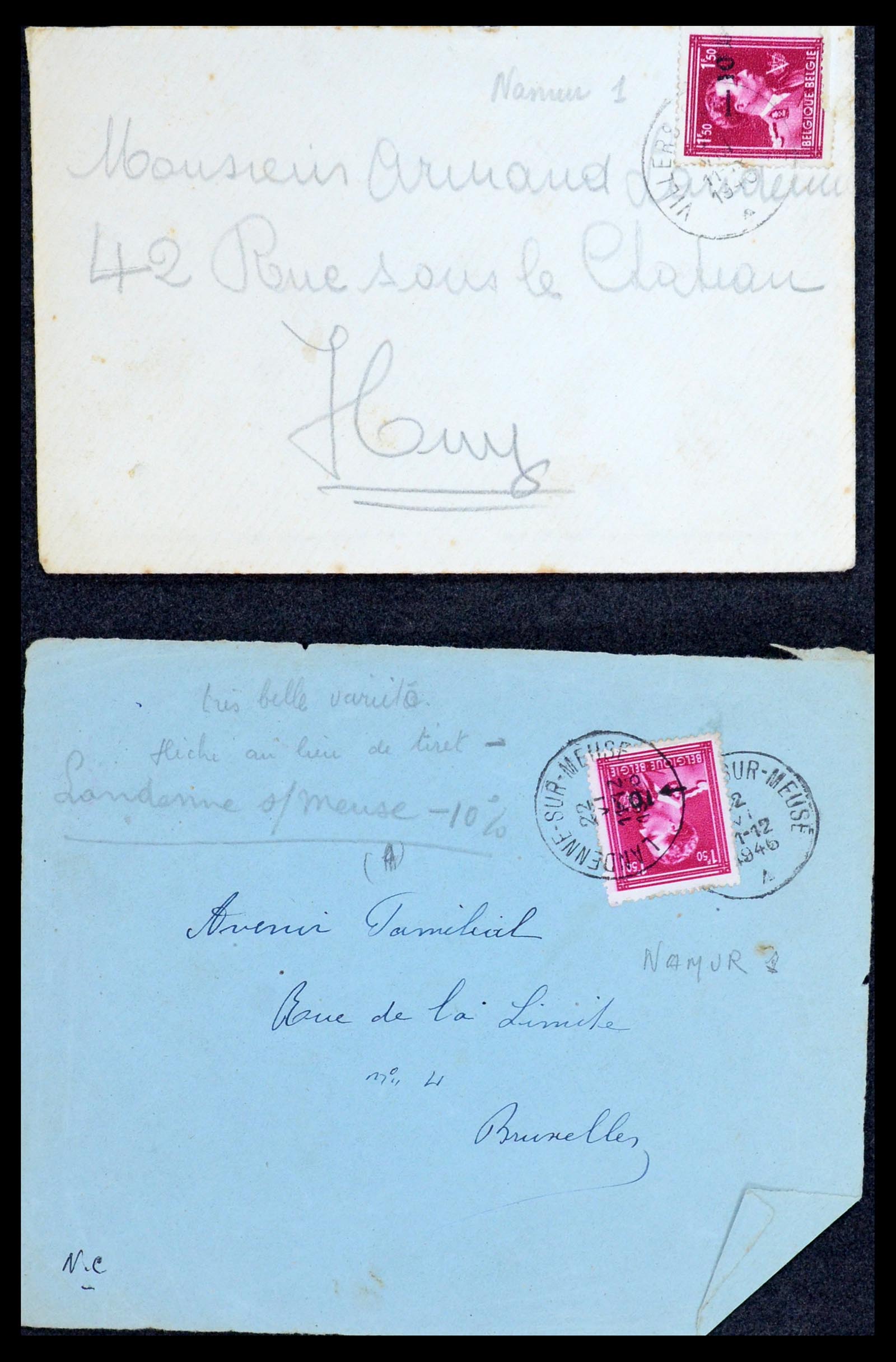 35733 218 - Stamp Collection 35733 Belgium 1946 -10% overprints.