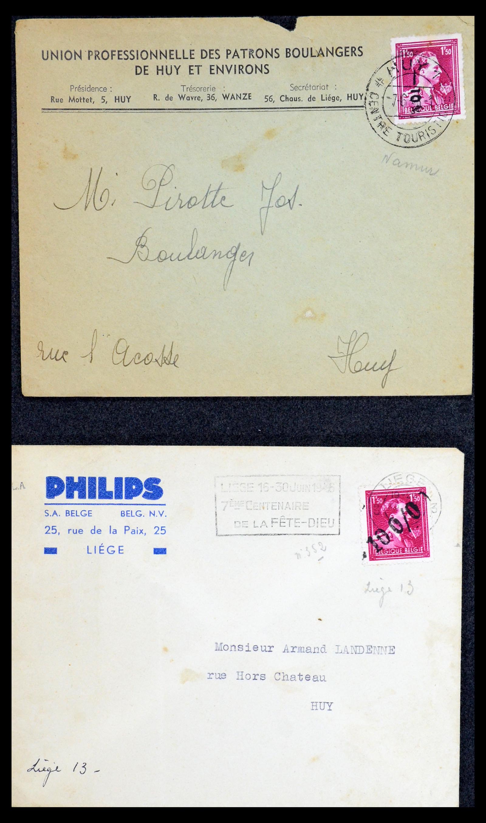 35733 220 - Stamp Collection 35733 Belgium 1946 -10% overprints.