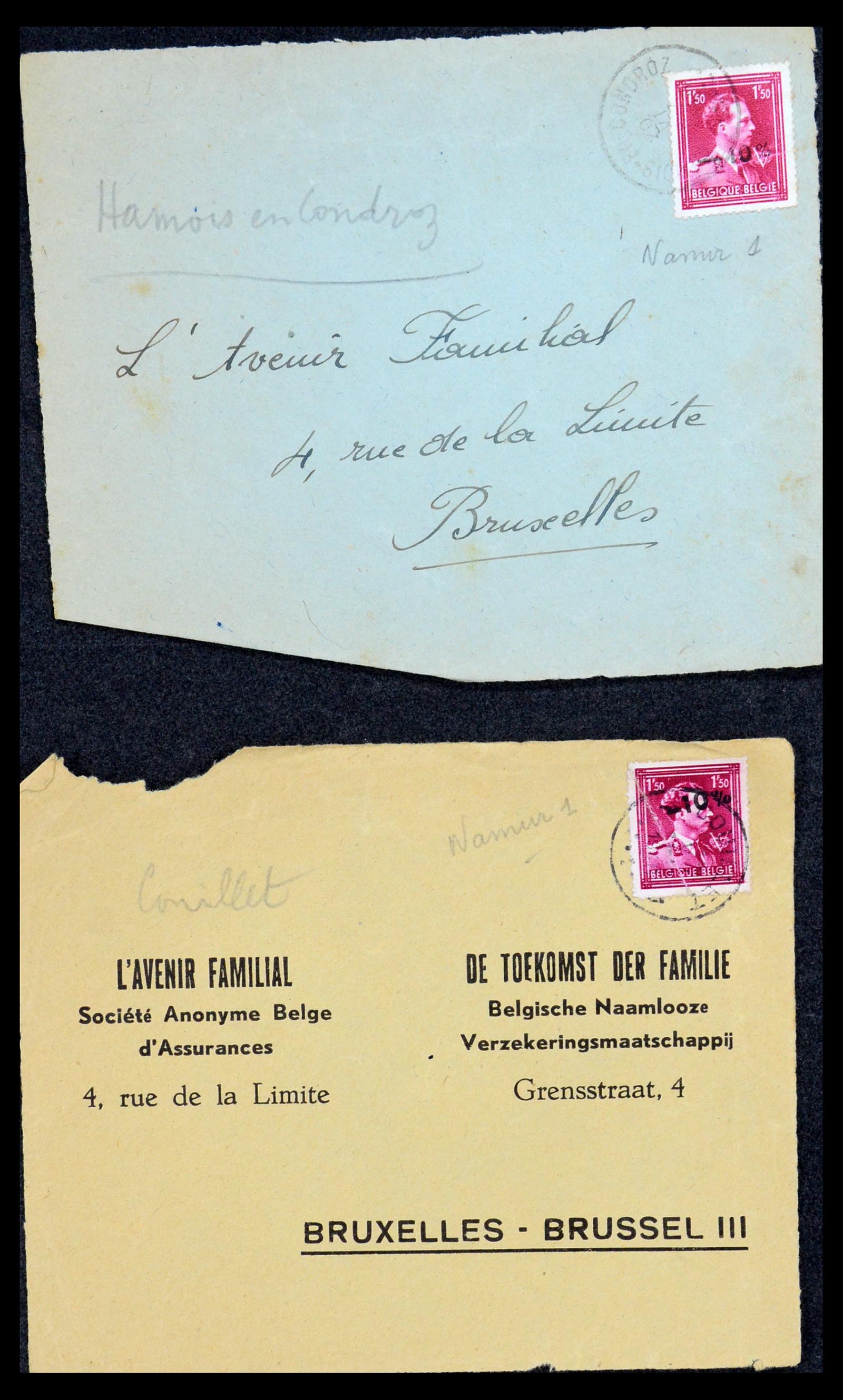 35733 221 - Stamp Collection 35733 Belgium 1946 -10% overprints.