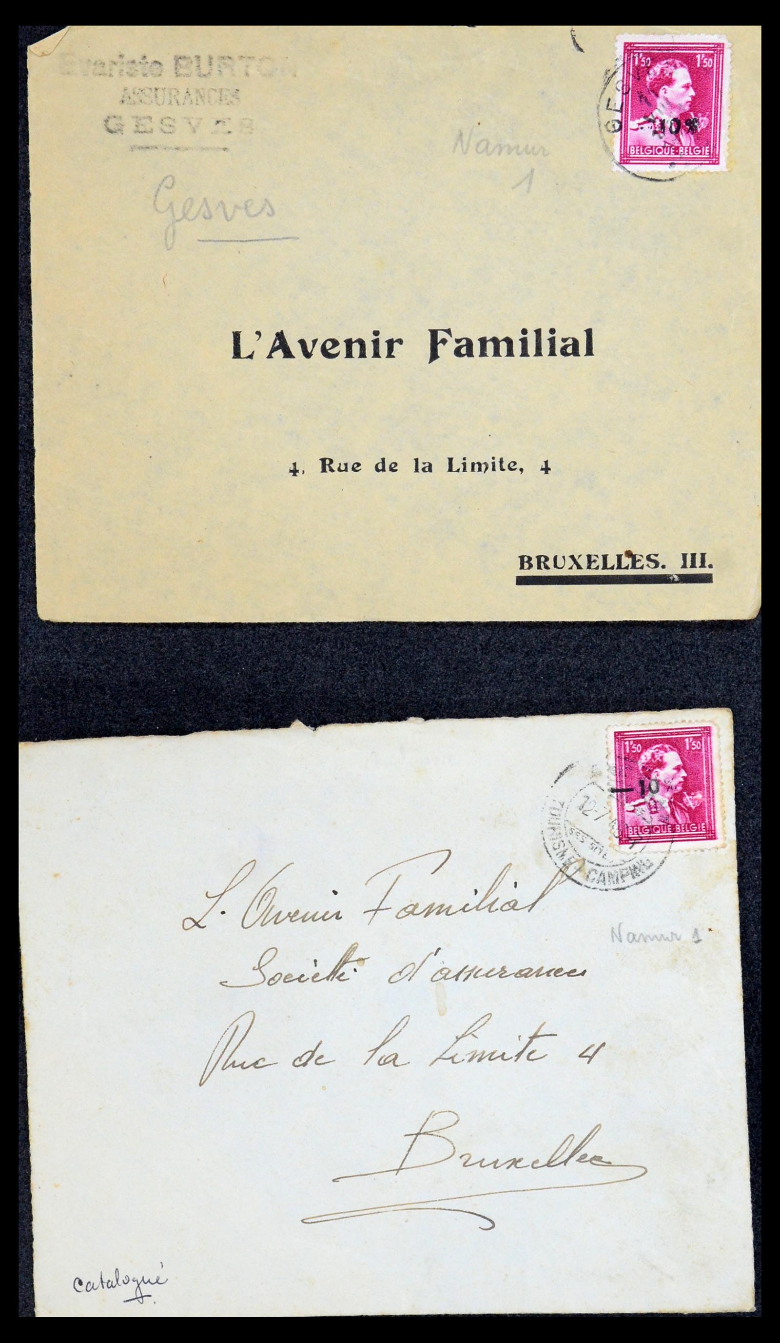 35733 222 - Stamp Collection 35733 Belgium 1946 -10% overprints.