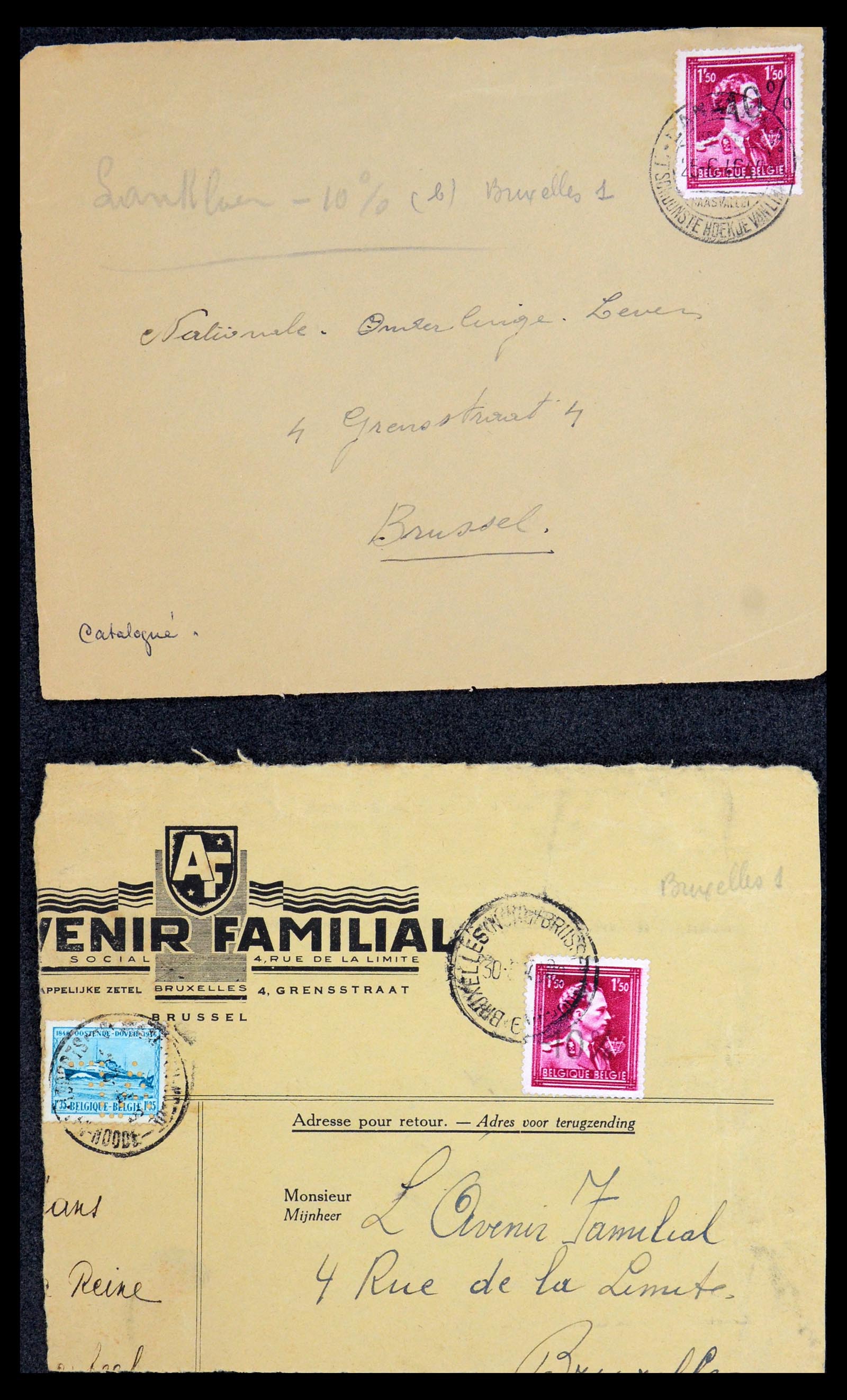 35733 228 - Stamp Collection 35733 Belgium 1946 -10% overprints.