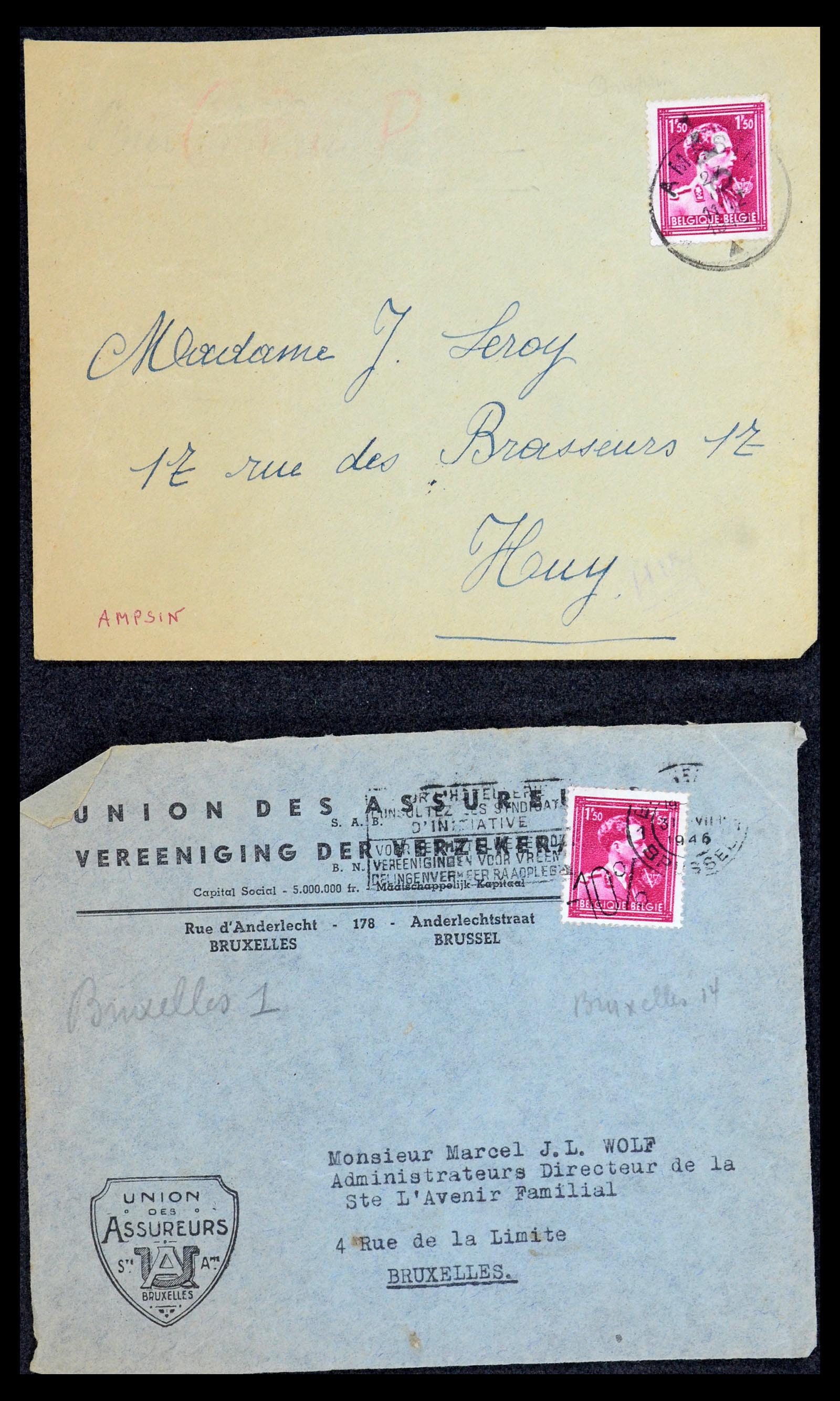 35733 231 - Stamp Collection 35733 Belgium 1946 -10% overprints.