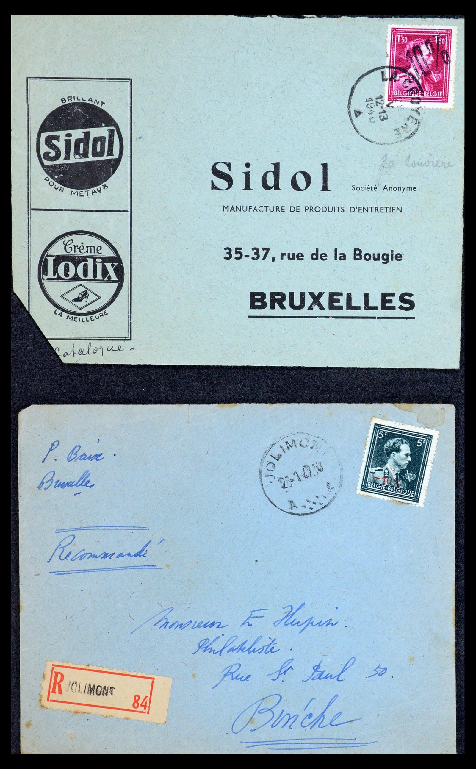 35733 232 - Stamp Collection 35733 Belgium 1946 -10% overprints.
