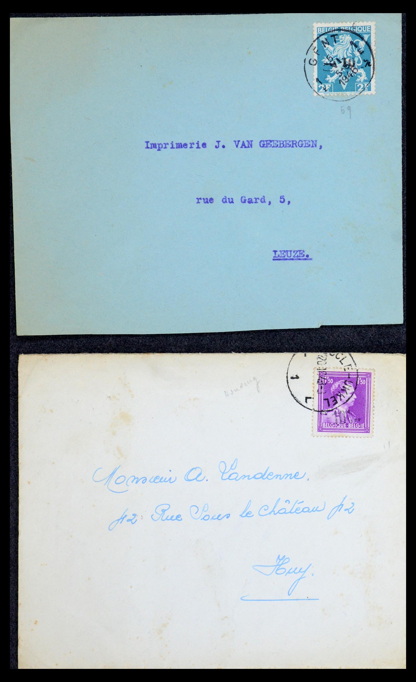 35733 234 - Stamp Collection 35733 Belgium 1946 -10% overprints.