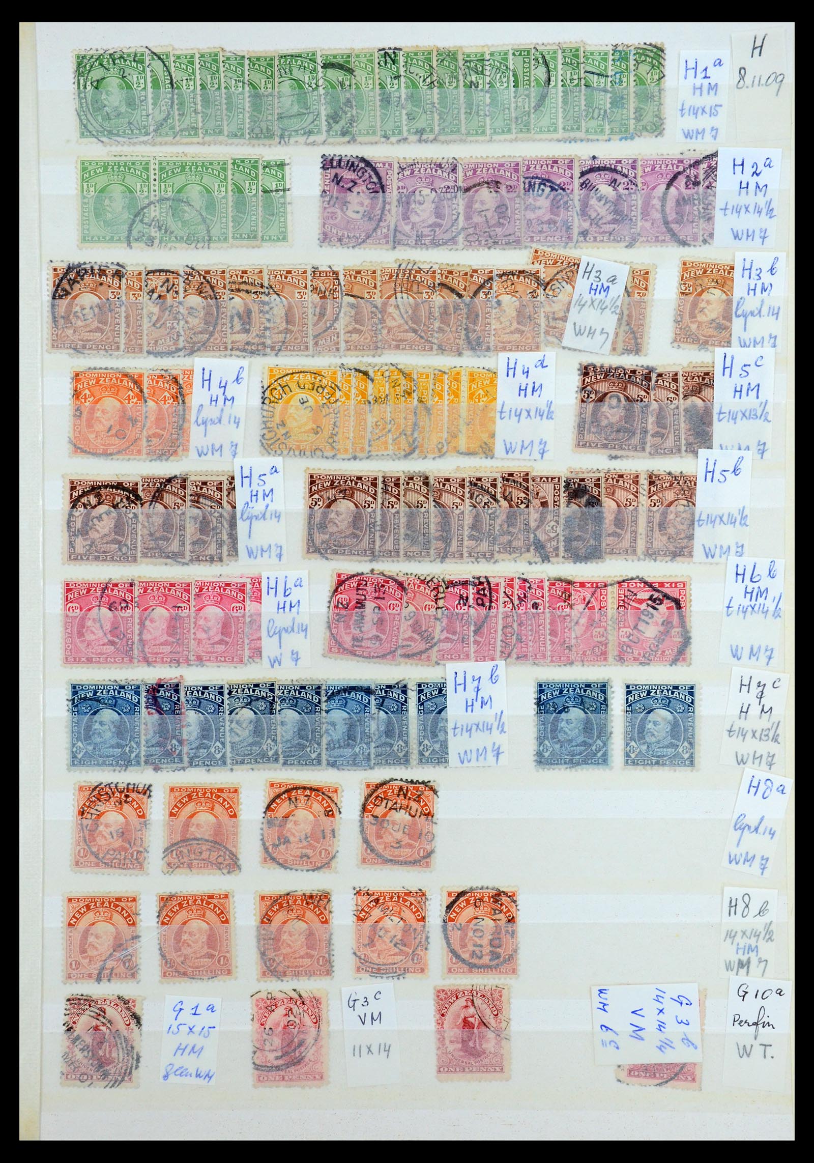 35735 011 - Postzegelverzameling 35735 Nieuw Zeeland 1856-2000.