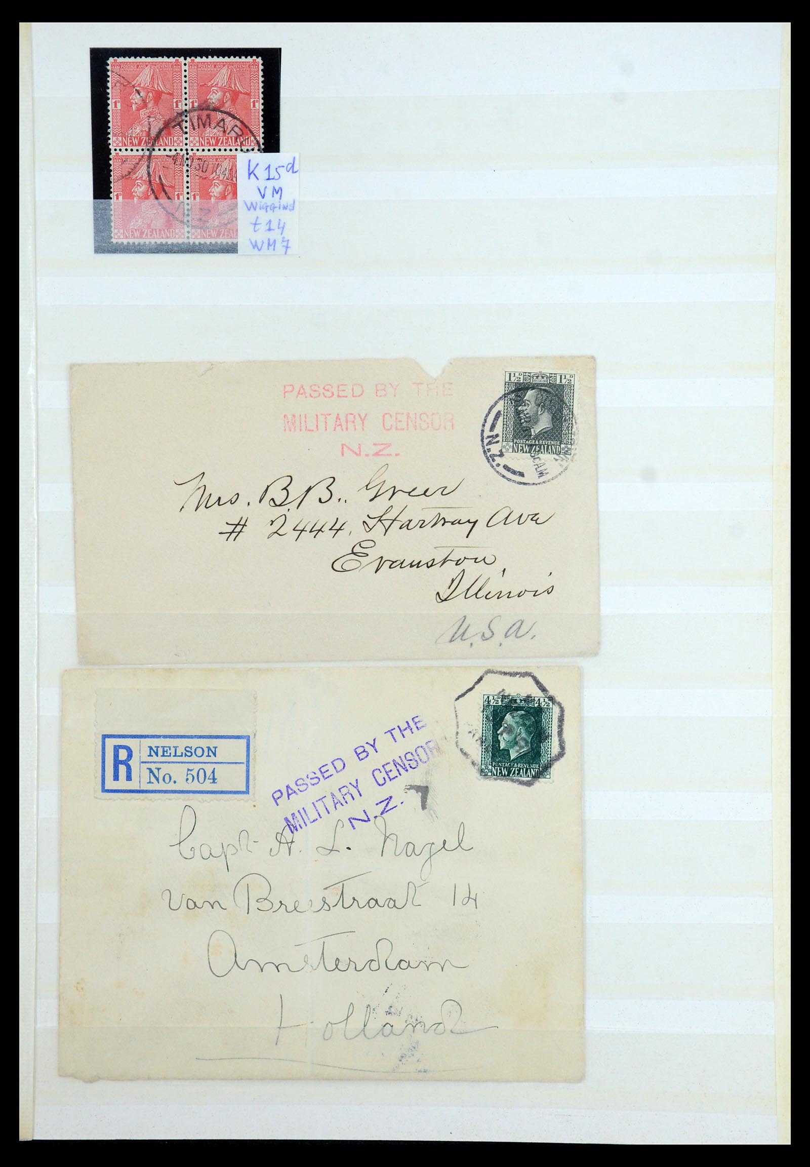 35735 015 - Postzegelverzameling 35735 Nieuw Zeeland 1856-2000.