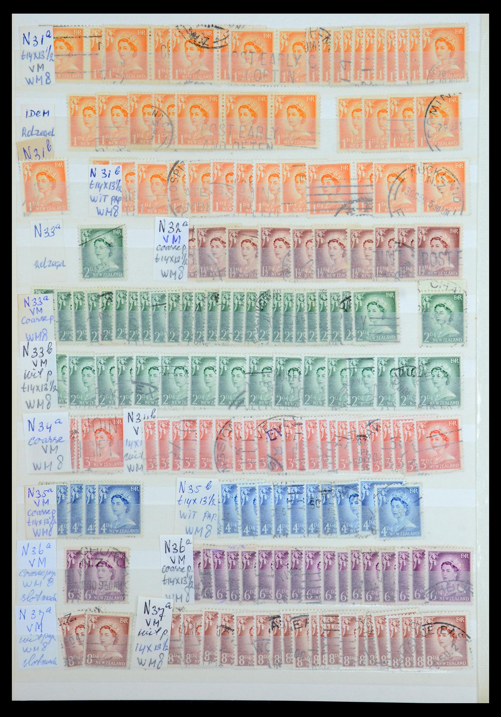 35735 026 - Postzegelverzameling 35735 Nieuw Zeeland 1856-2000.