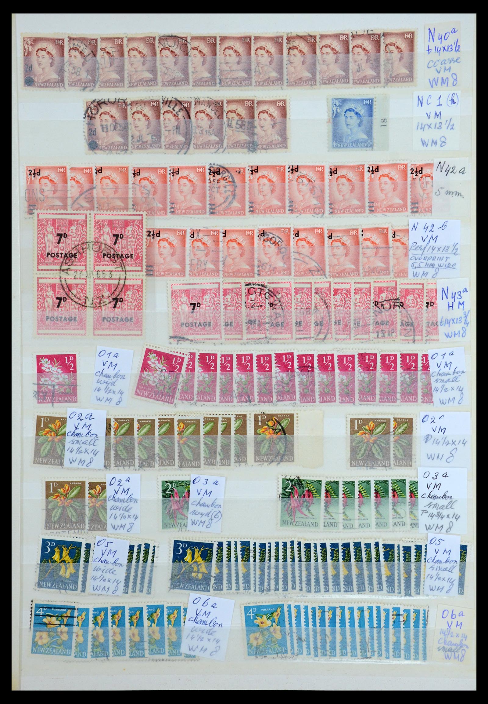 35735 027 - Postzegelverzameling 35735 Nieuw Zeeland 1856-2000.
