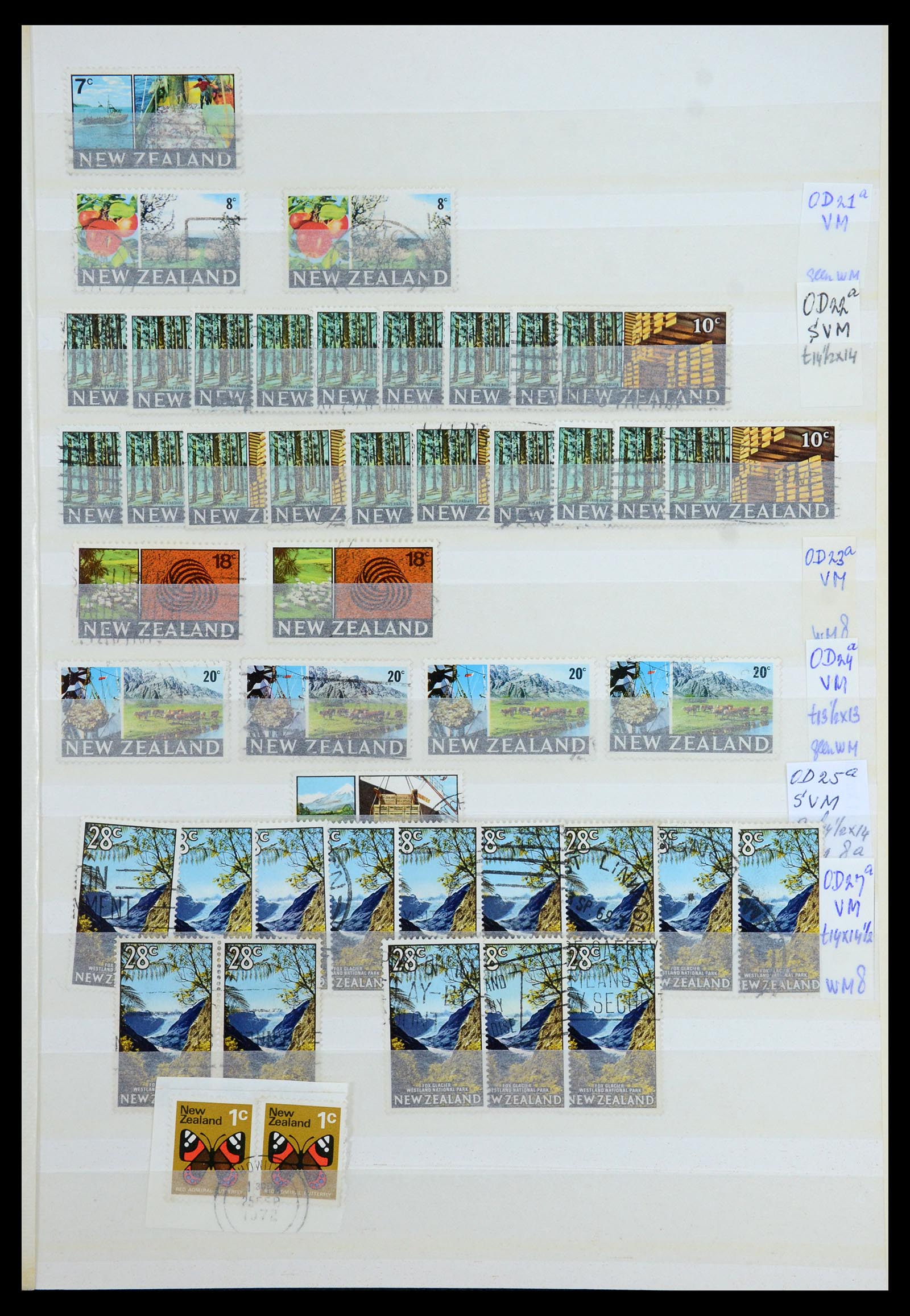 35735 033 - Postzegelverzameling 35735 Nieuw Zeeland 1856-2000.