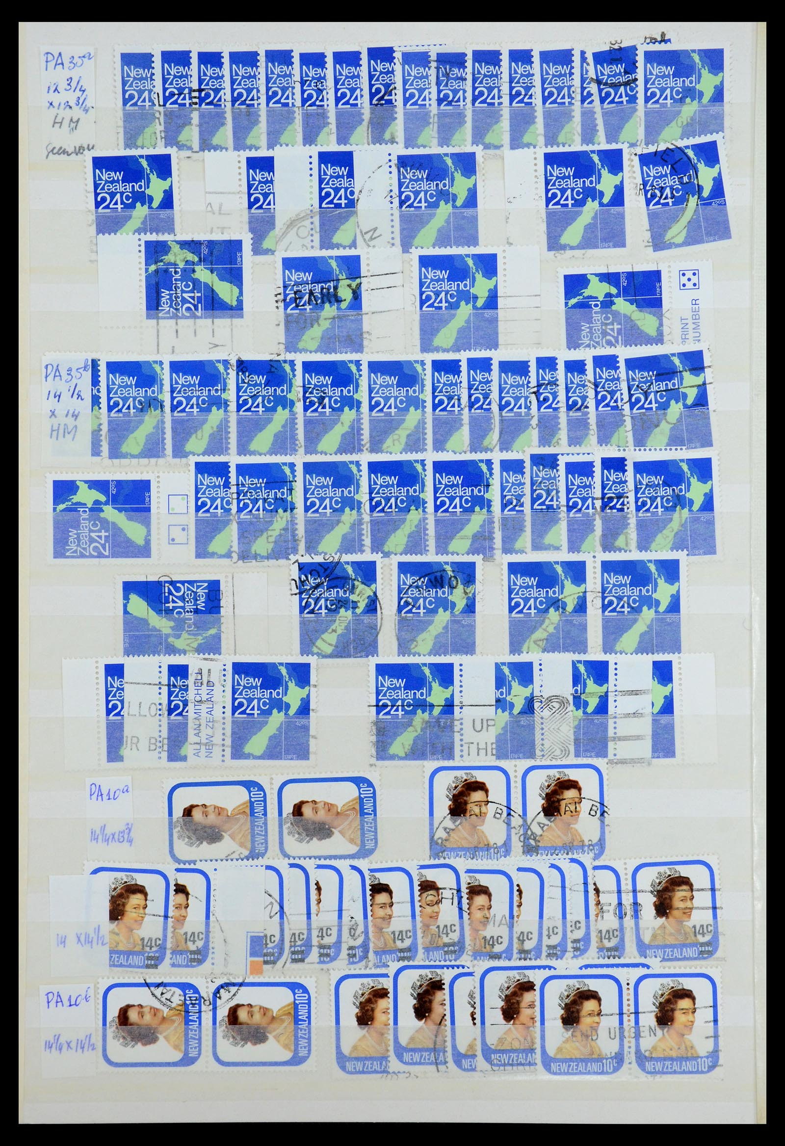 35735 042 - Postzegelverzameling 35735 Nieuw Zeeland 1856-2000.