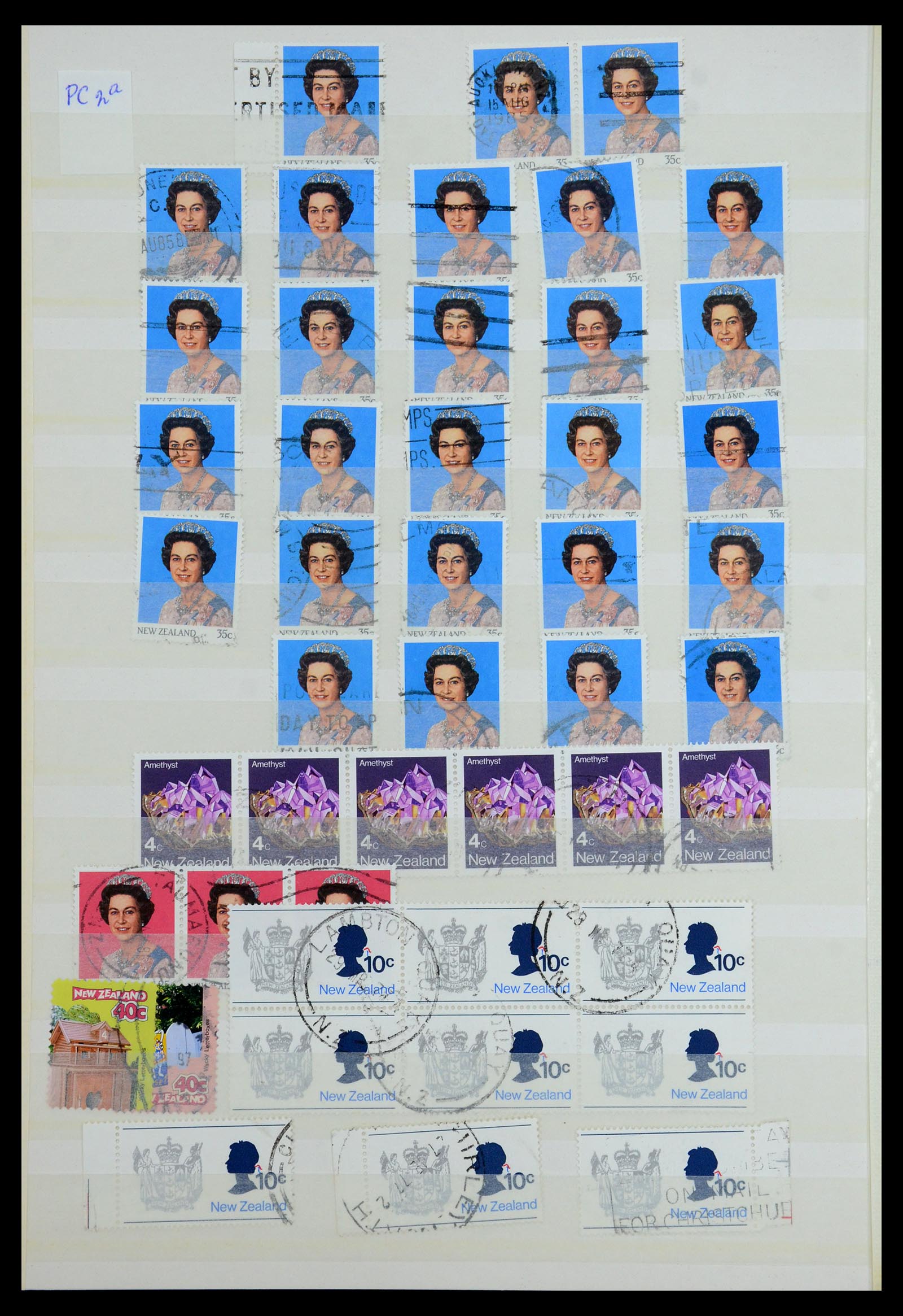 35735 046 - Postzegelverzameling 35735 Nieuw Zeeland 1856-2000.