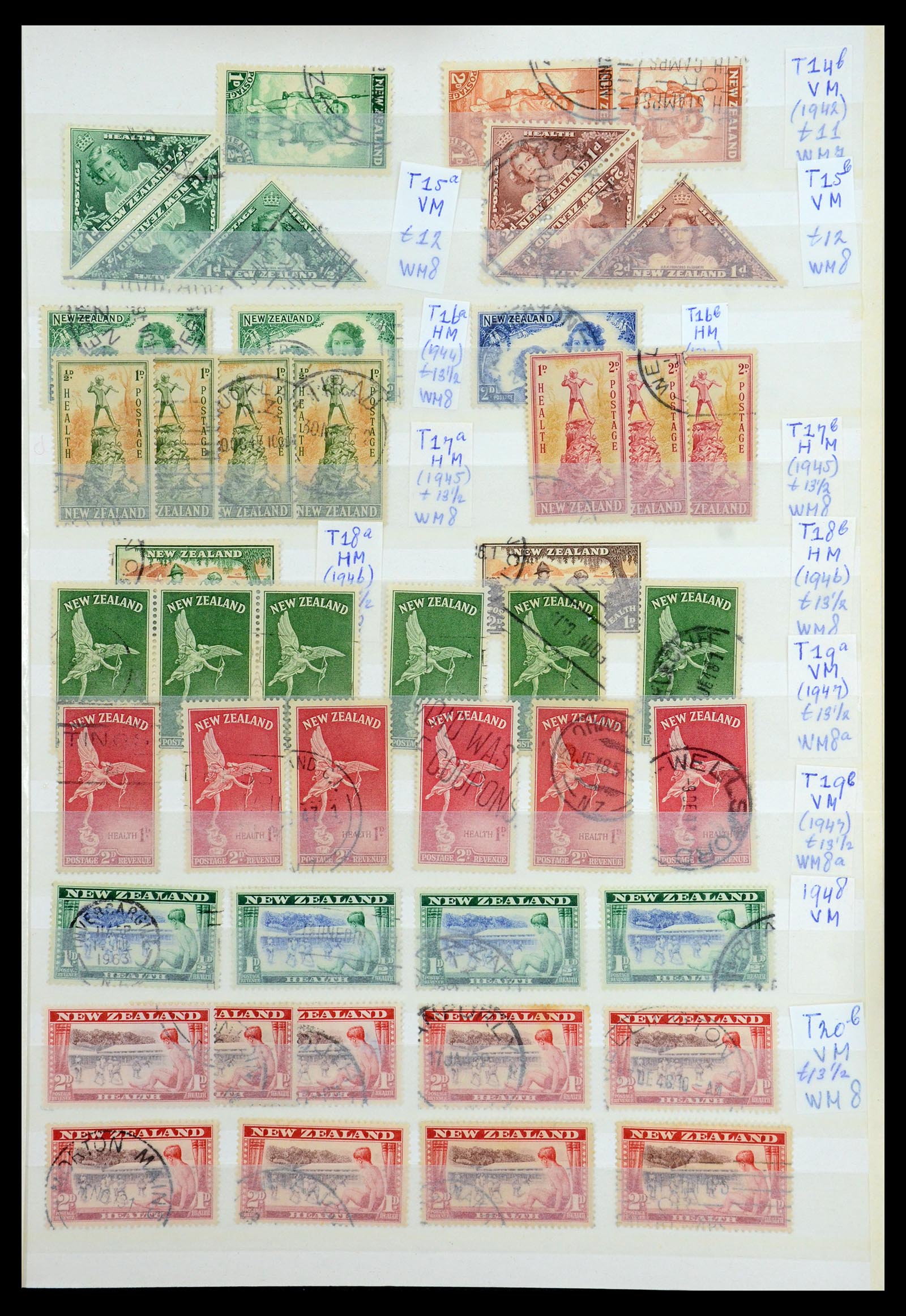 35735 049 - Postzegelverzameling 35735 Nieuw Zeeland 1856-2000.