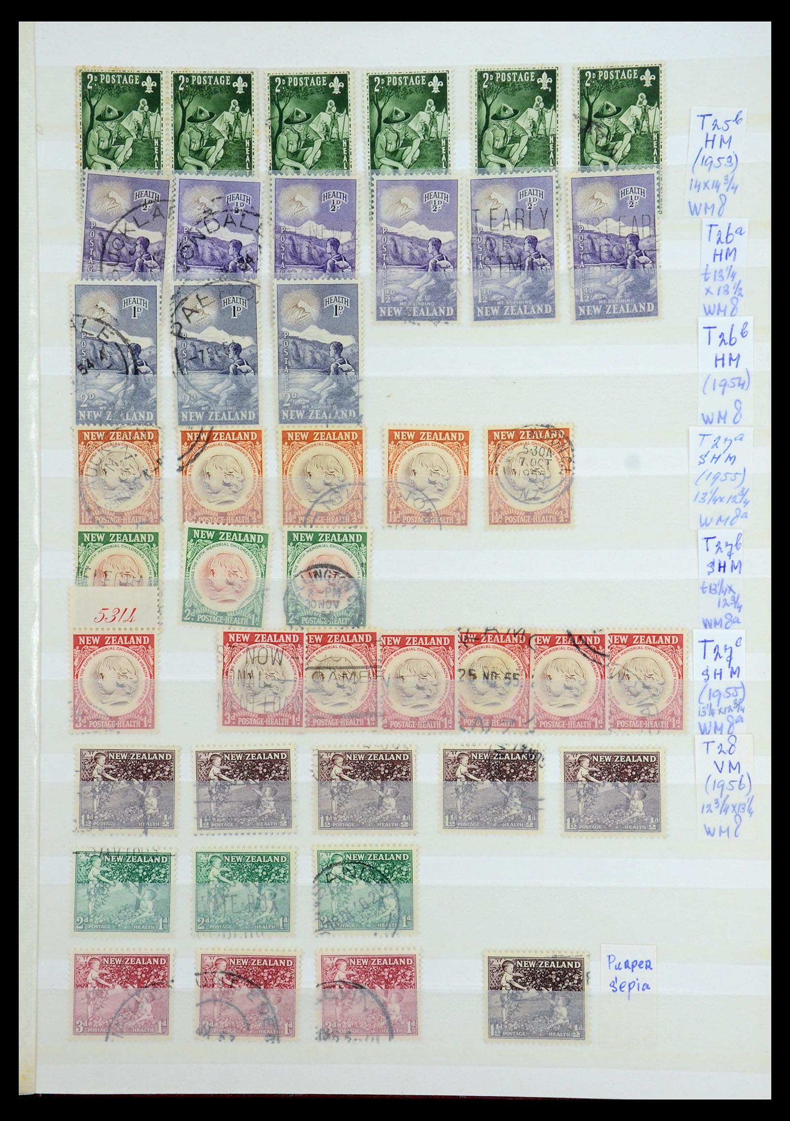 35735 051 - Postzegelverzameling 35735 Nieuw Zeeland 1856-2000.