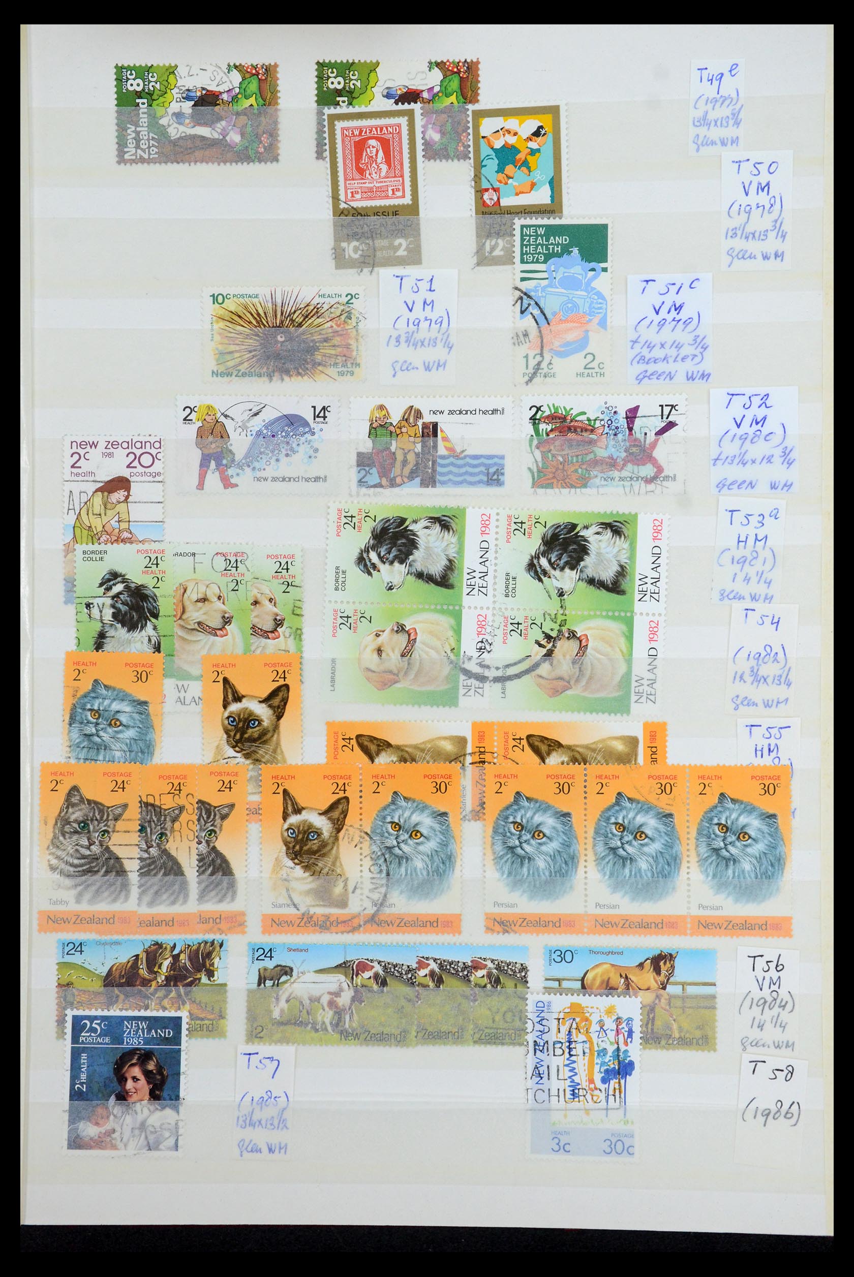 35735 055 - Postzegelverzameling 35735 Nieuw Zeeland 1856-2000.