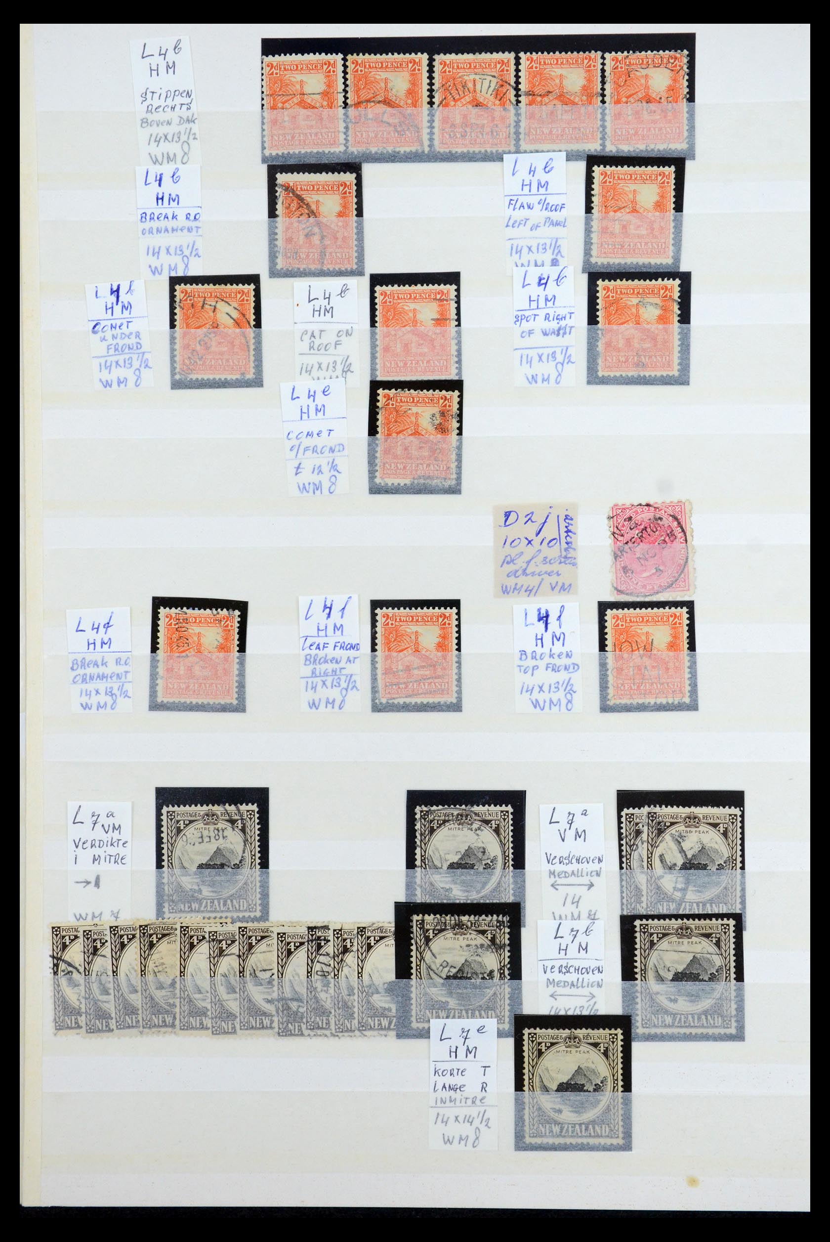 35735 058 - Postzegelverzameling 35735 Nieuw Zeeland 1856-2000.