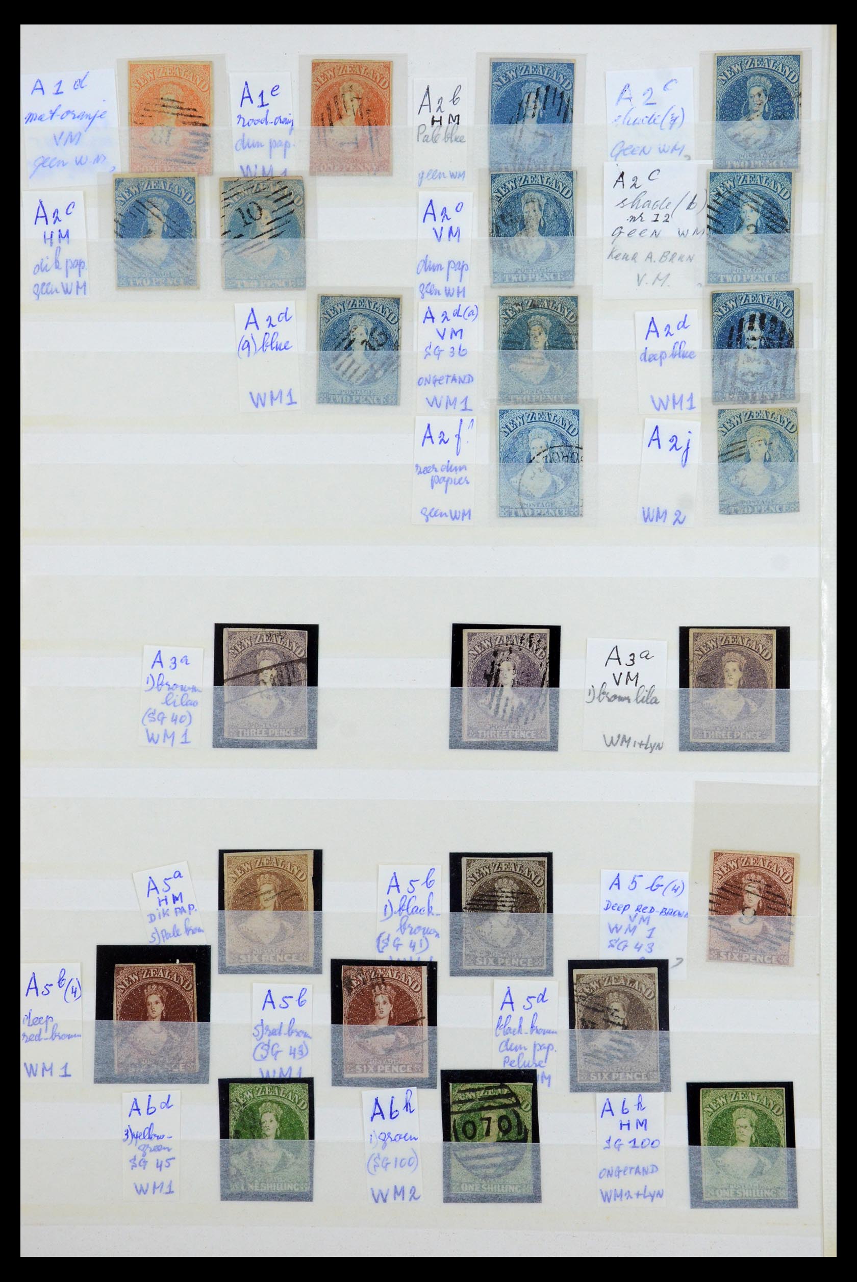 35735 060 - Postzegelverzameling 35735 Nieuw Zeeland 1856-2000.
