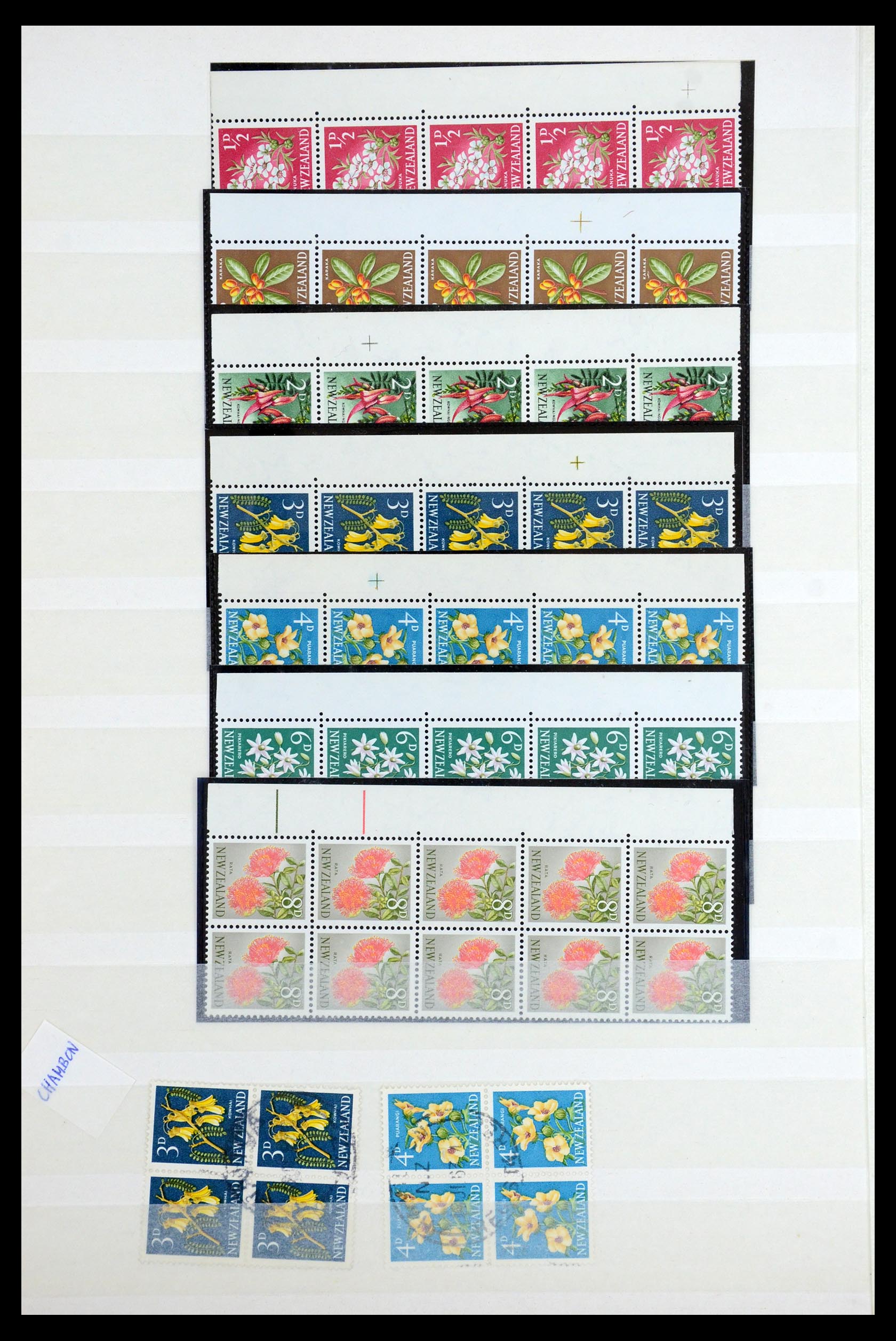 35735 064 - Postzegelverzameling 35735 Nieuw Zeeland 1856-2000.