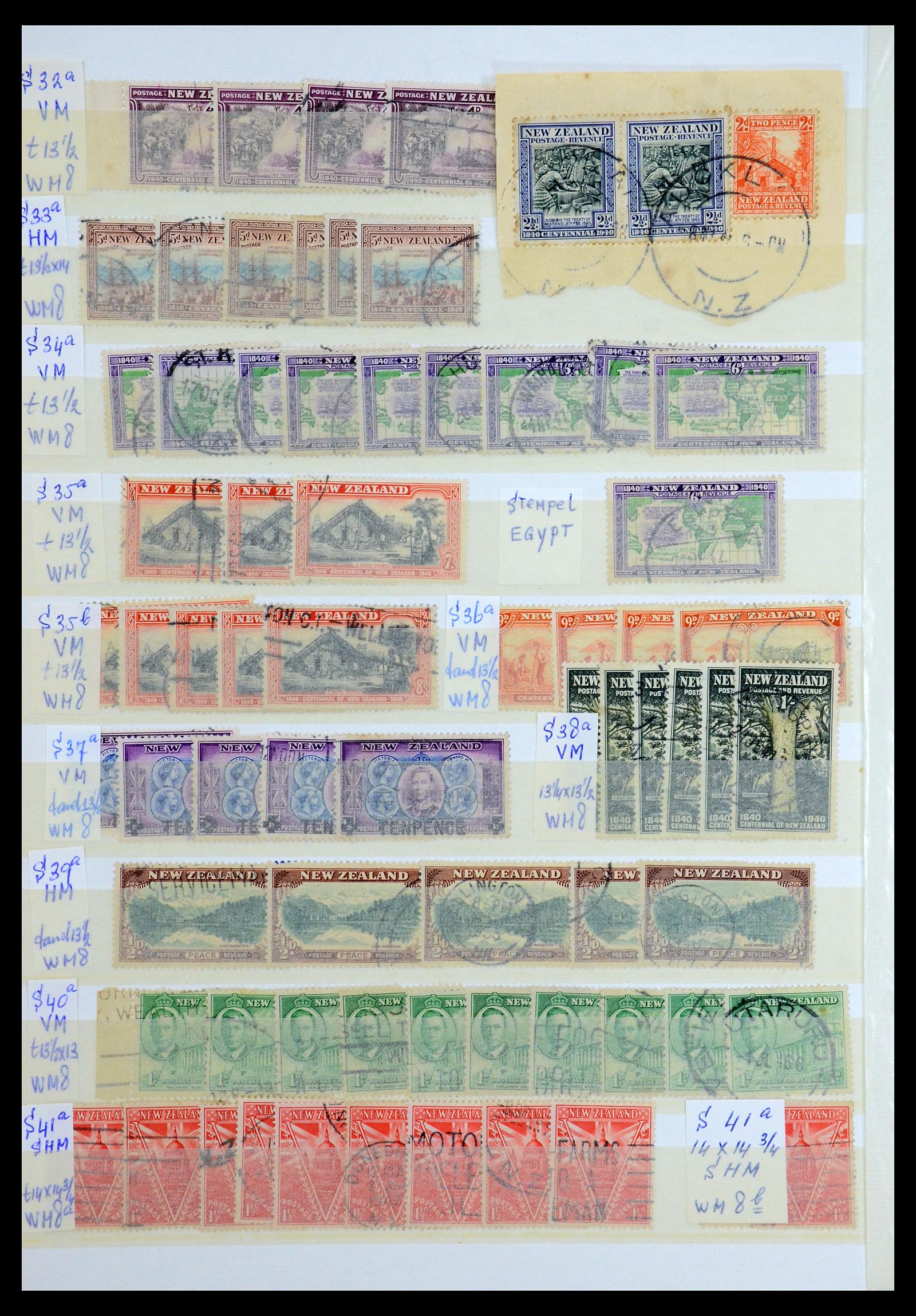35735 068 - Postzegelverzameling 35735 Nieuw Zeeland 1856-2000.