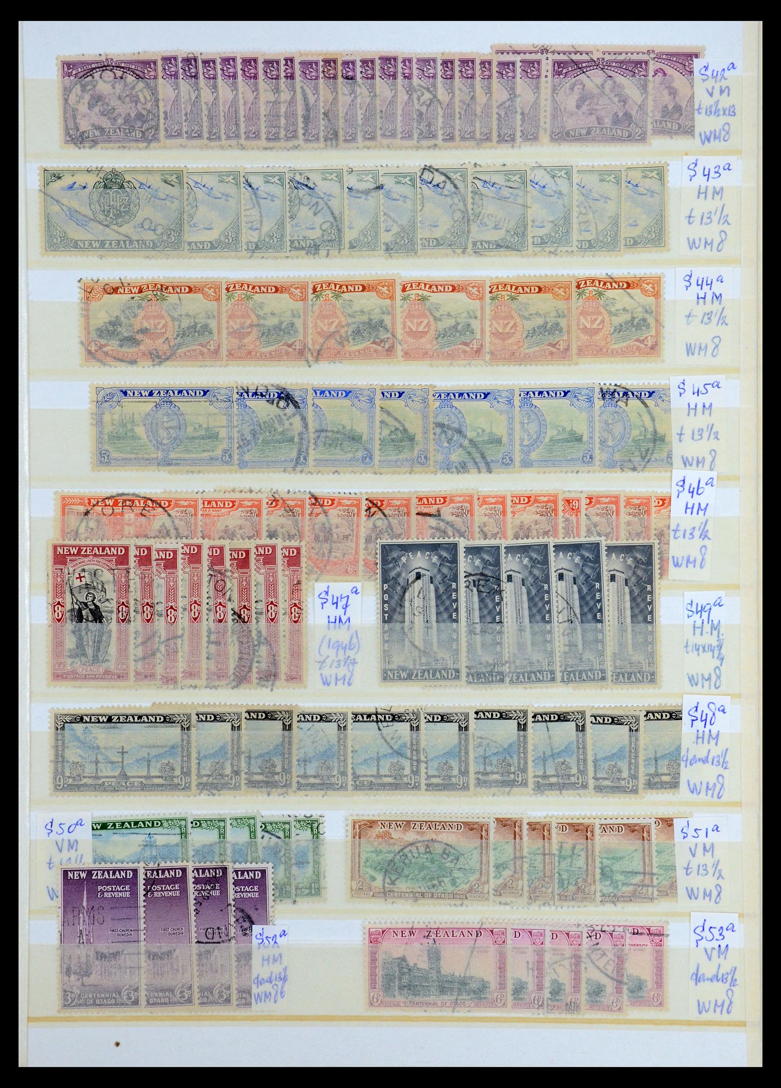 35735 069 - Postzegelverzameling 35735 Nieuw Zeeland 1856-2000.