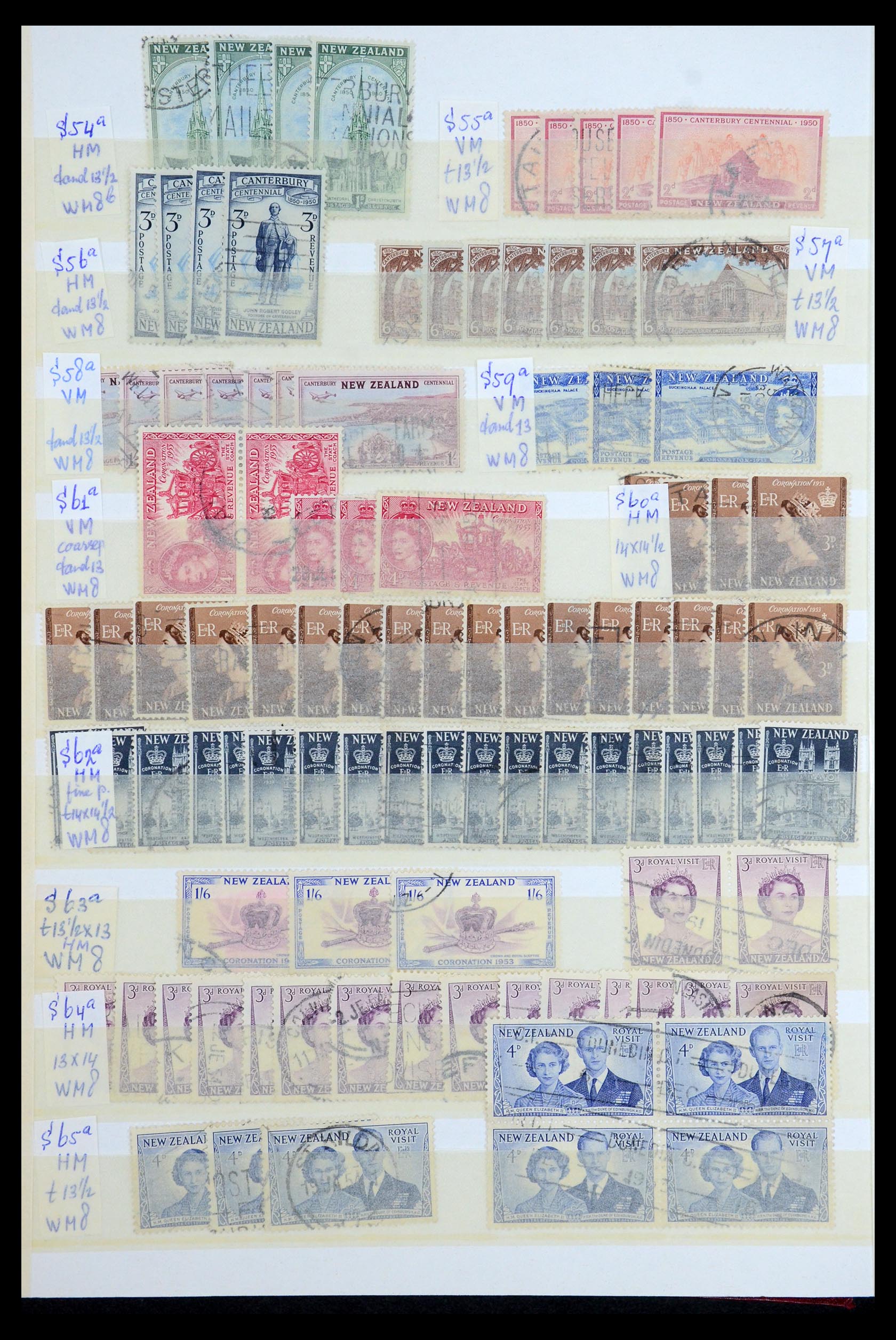35735 070 - Postzegelverzameling 35735 Nieuw Zeeland 1856-2000.