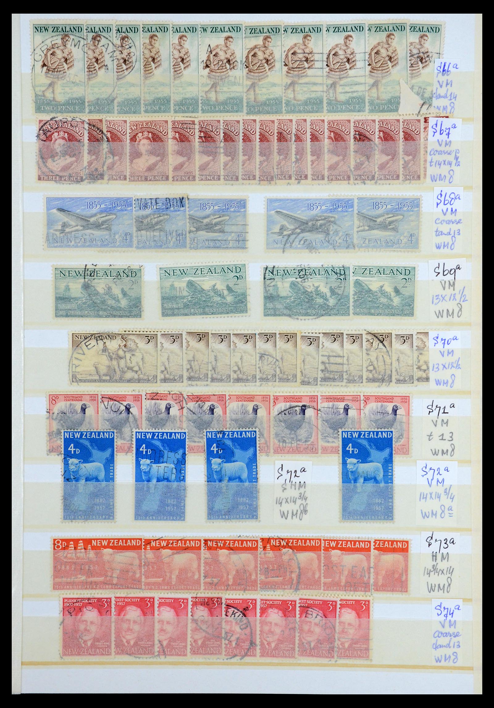 35735 071 - Postzegelverzameling 35735 Nieuw Zeeland 1856-2000.