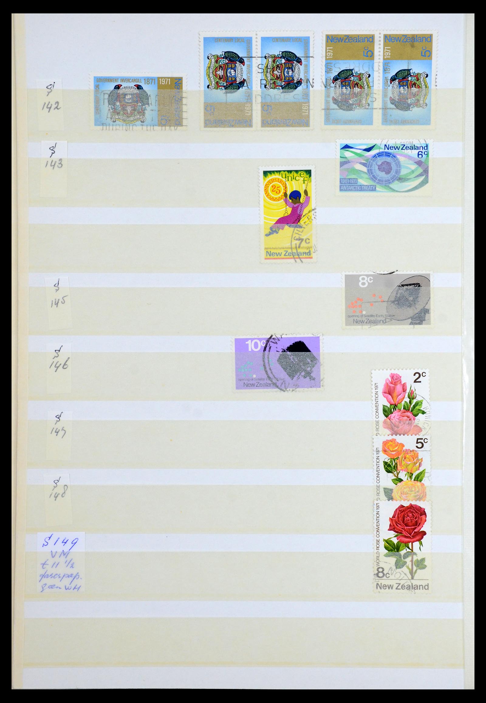 35735 080 - Postzegelverzameling 35735 Nieuw Zeeland 1856-2000.