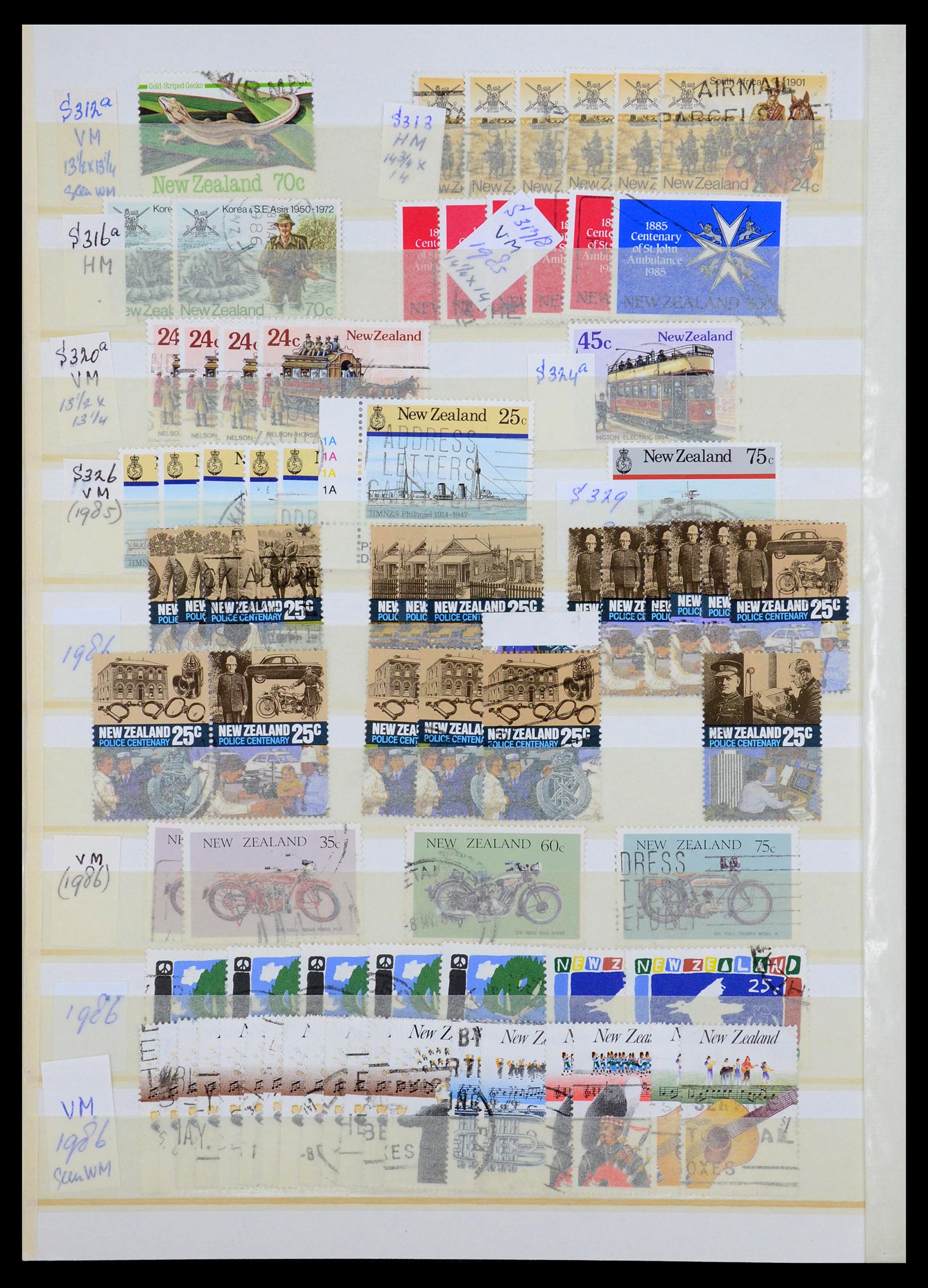 35735 098 - Stamp Collection 35735 New Zealand 1856-2000.