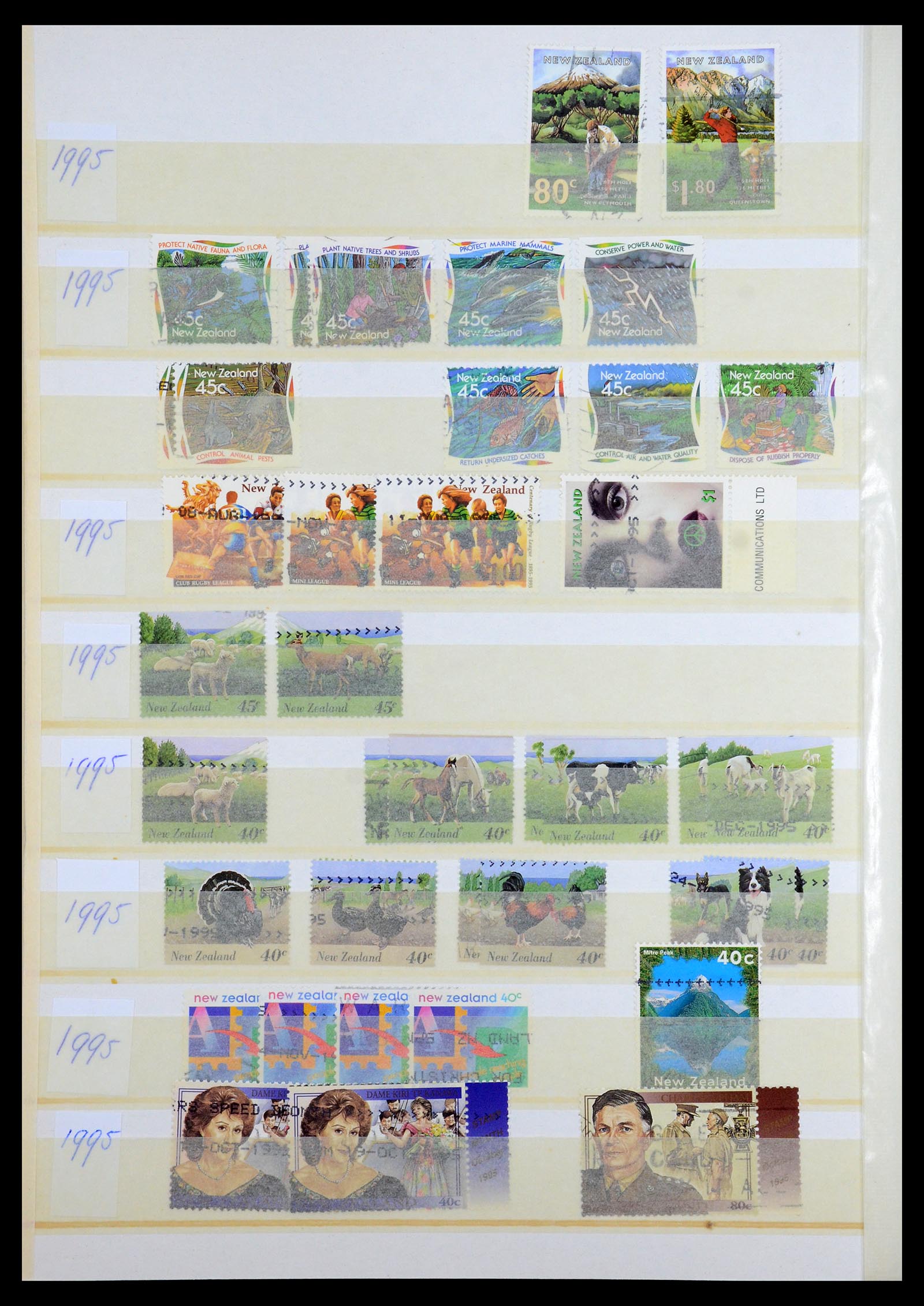 35735 104 - Postzegelverzameling 35735 Nieuw Zeeland 1856-2000.