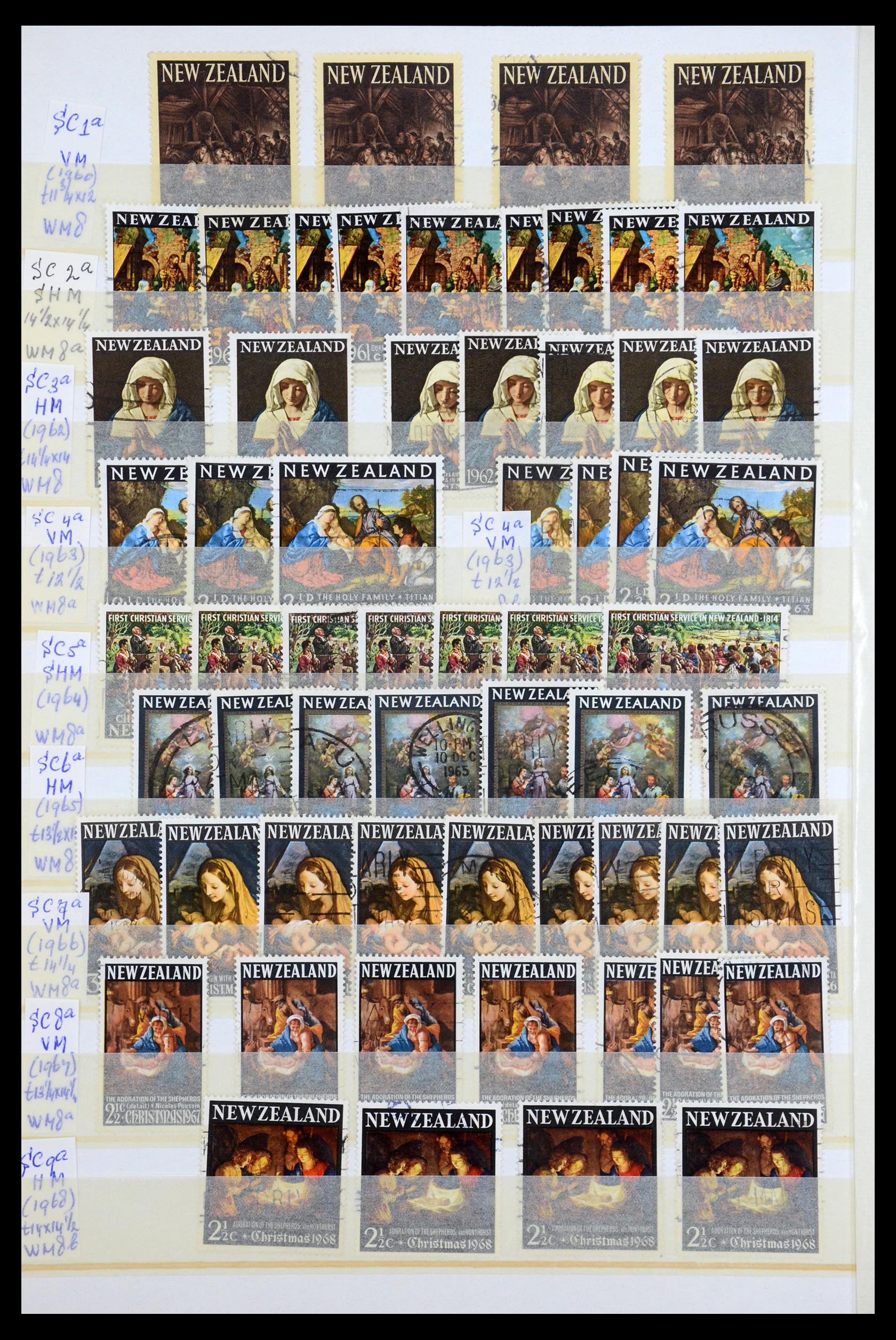 35735 107 - Postzegelverzameling 35735 Nieuw Zeeland 1856-2000.