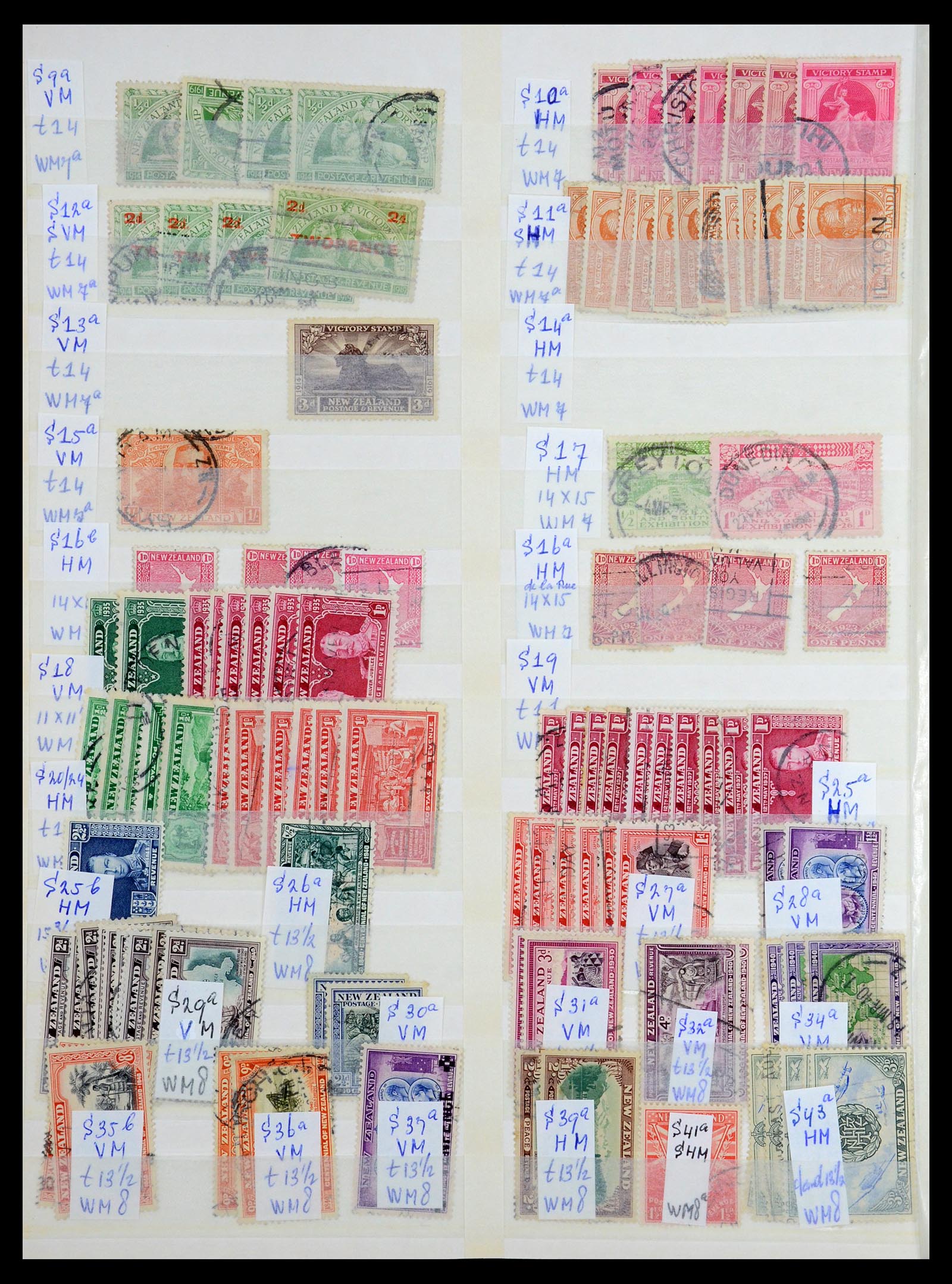 35735 224 - Postzegelverzameling 35735 Nieuw Zeeland 1856-2000.