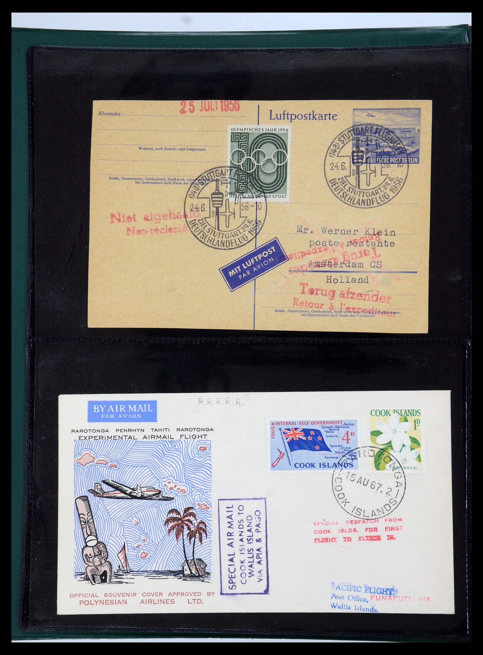 35736 004 - Stamp Collection 35736 World airmail covers.